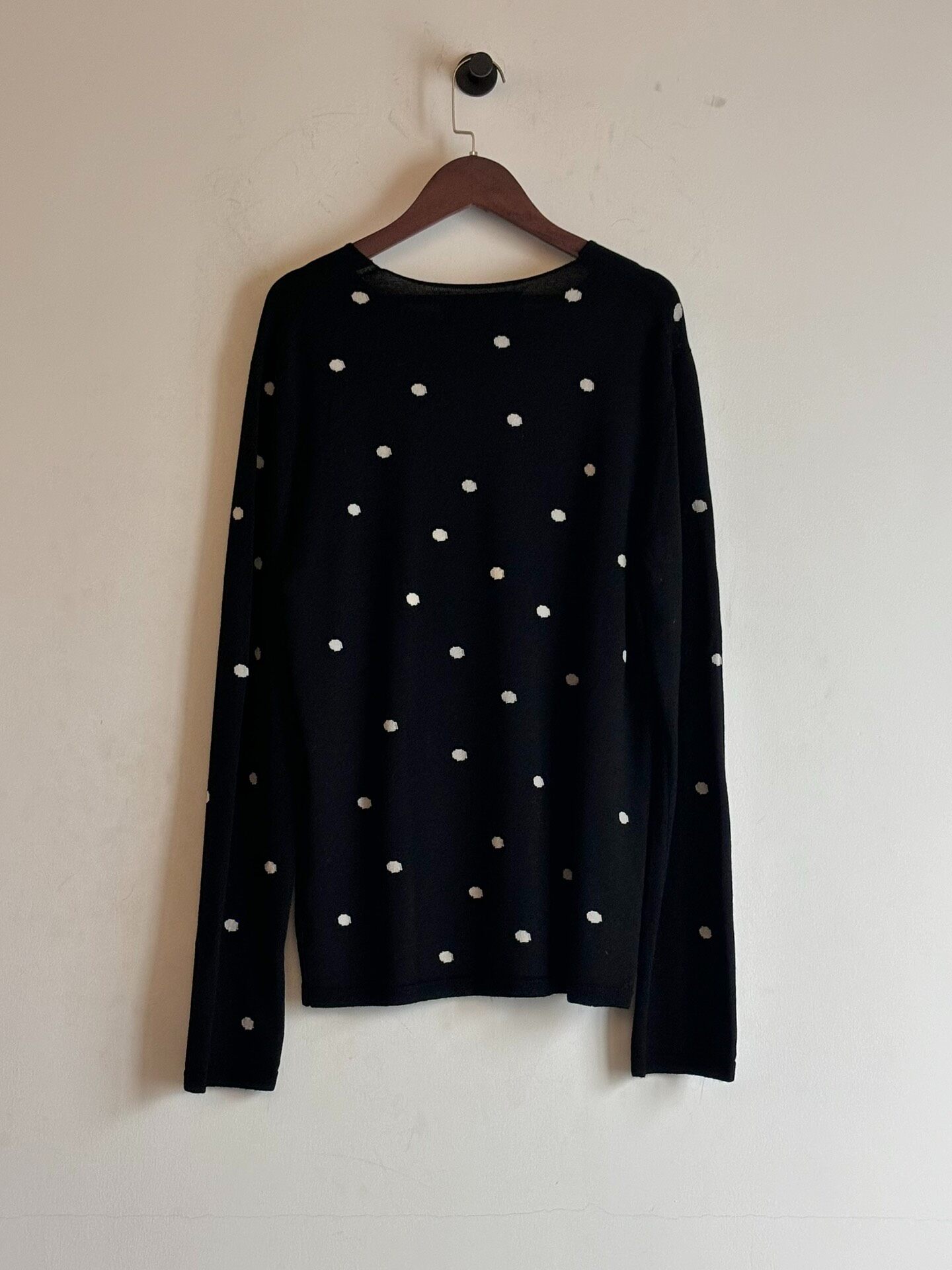 Comme Des Garcons Polka Dot Sweater — detail