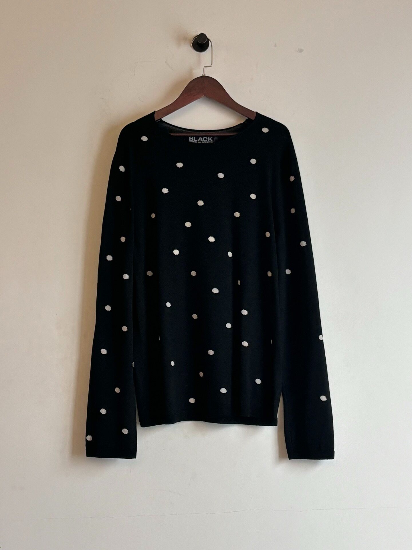 Comme Des Garcons Polka Dot Sweater