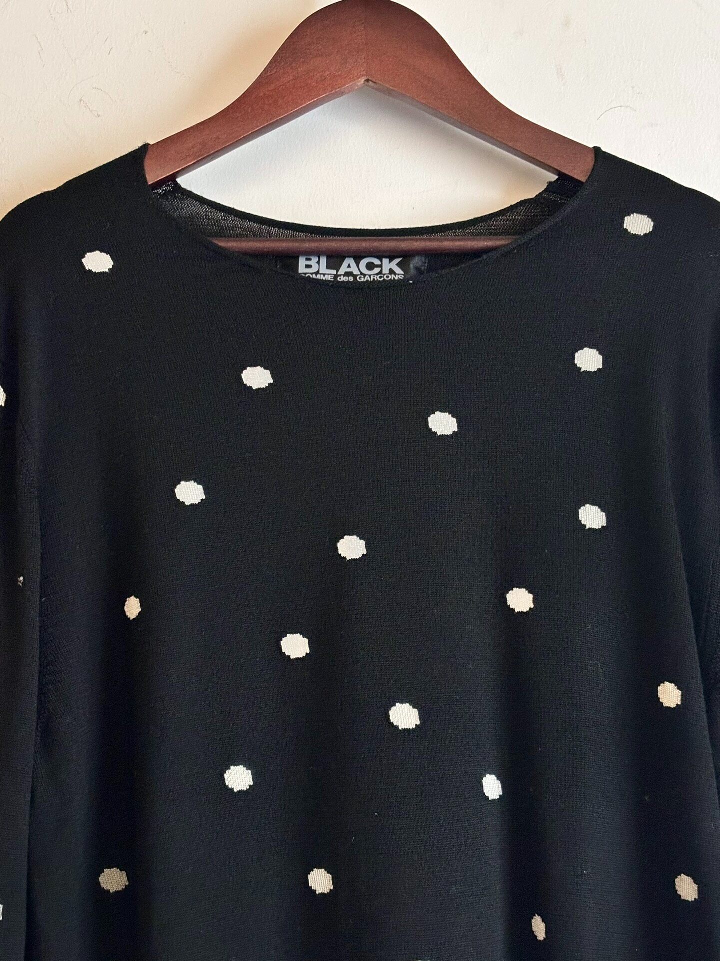 Comme Des Garcons Polka Dot Sweater — front