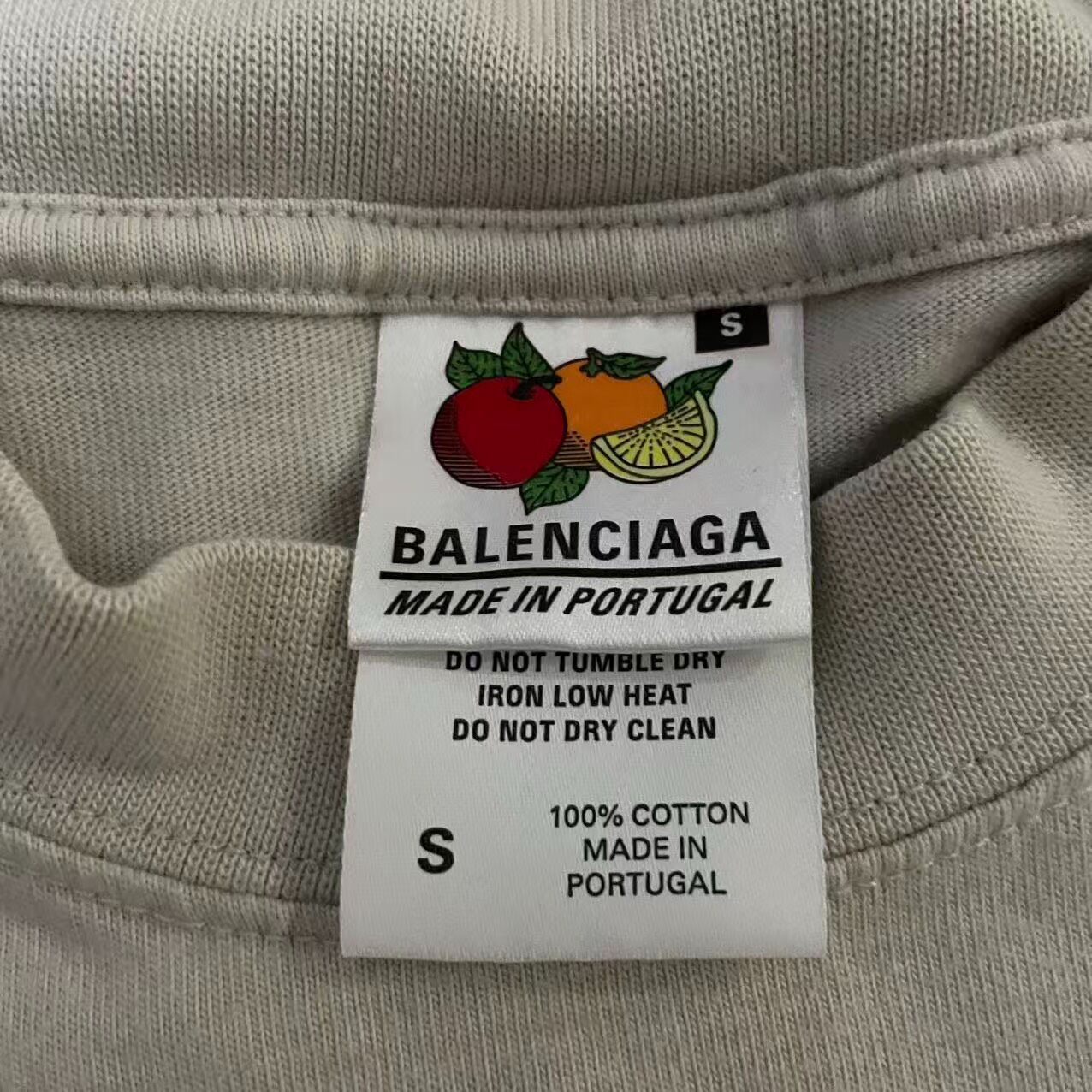 Balenciaga XXXL Logo Short Sleeve Tee — detail