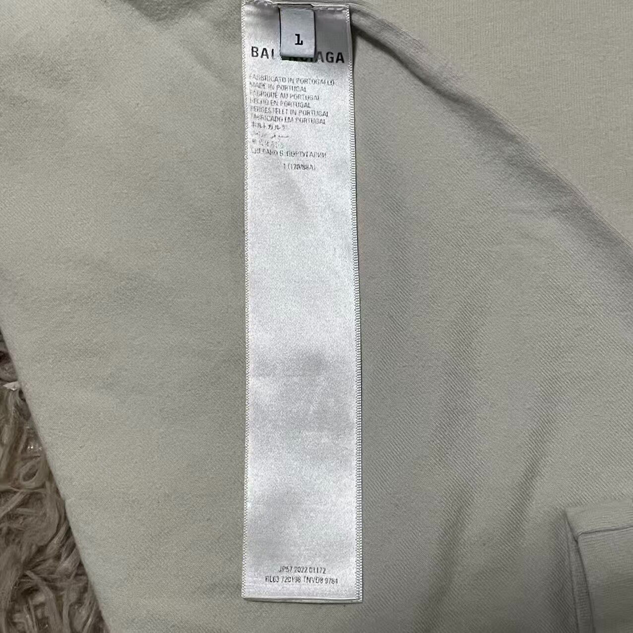 Balenciaga XXXL Logo Short Sleeve Tee — back