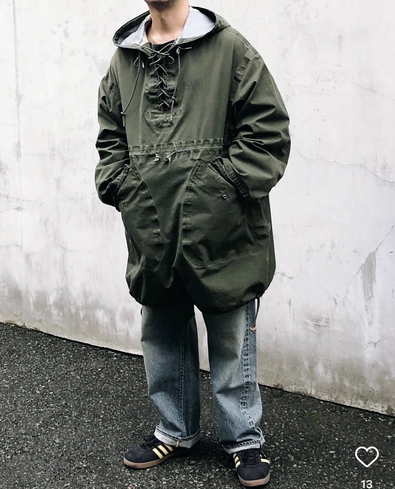 VISVIM Contrary Dept Chinook Poncho — back