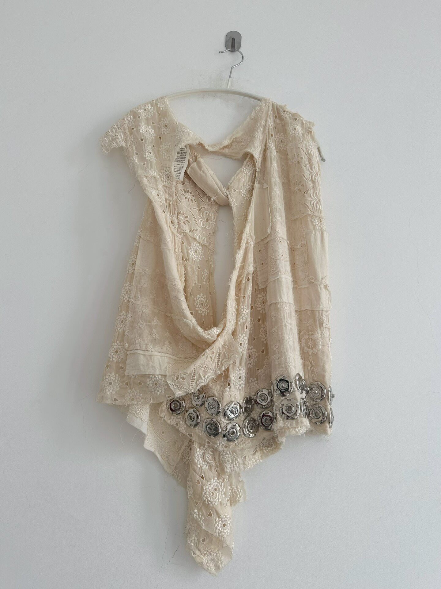 Junya Watanabe 2005 Runway Lace Vest — front