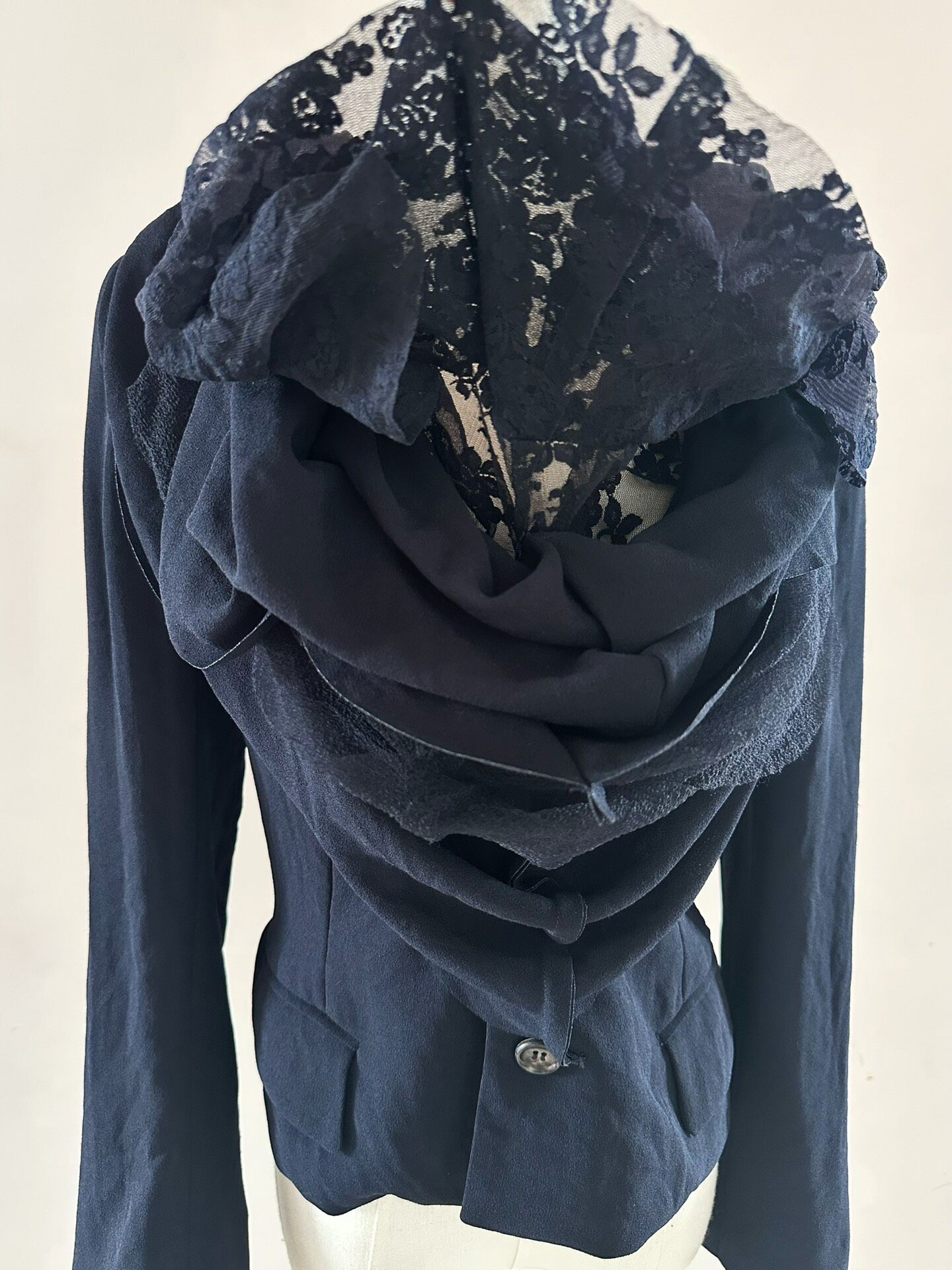 Comme des Garcons 1995 Rare Lace Top — back