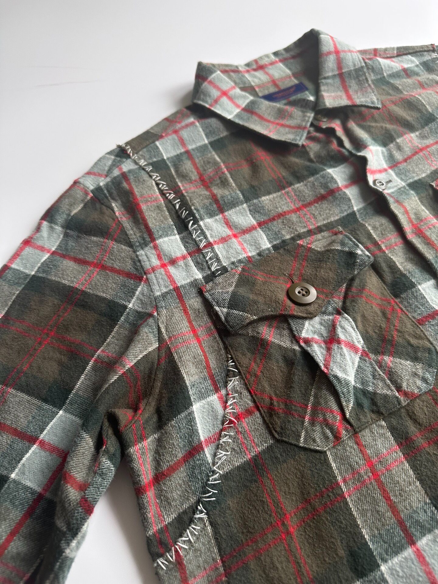 Undercover 03SS SCAB Plaid Shirt