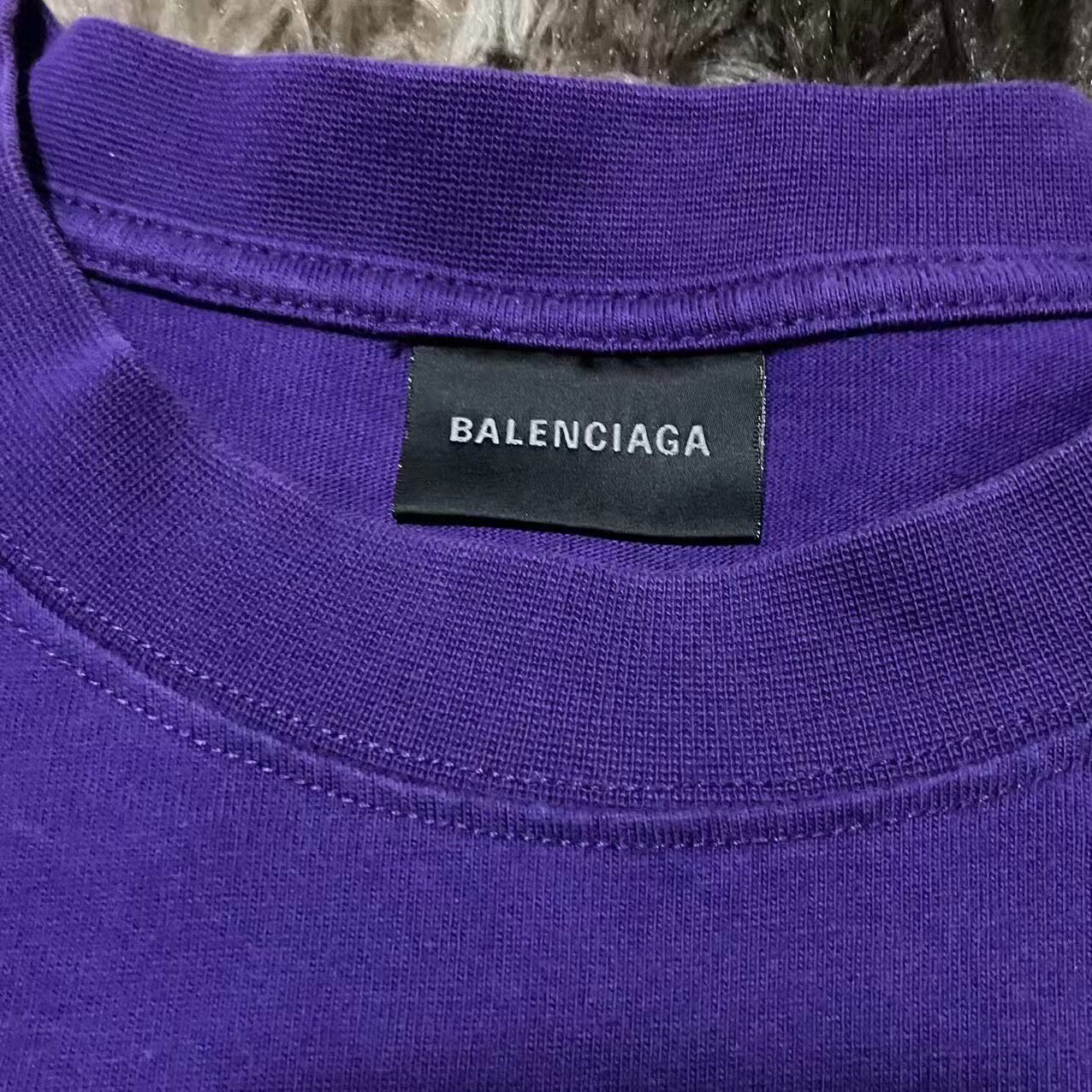 Balenciaga Short Sleeve Logo Tee — detail
