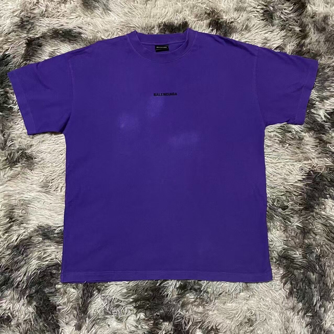 Balenciaga Short Sleeve Logo Tee — front