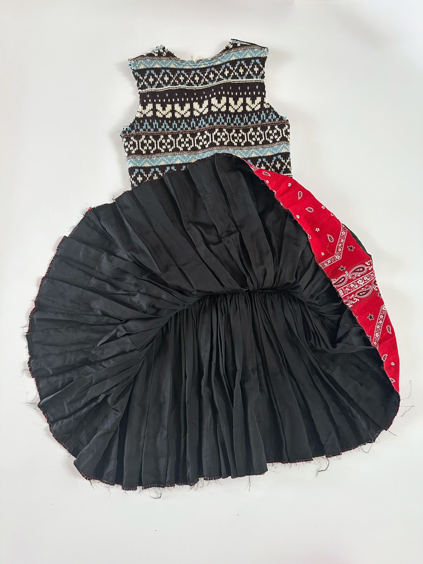 Junya Watanabe Sleeveless Wool Dress — label
