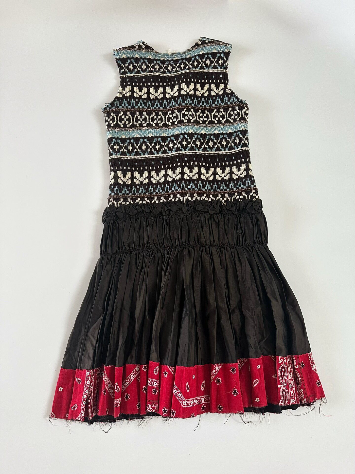Junya Watanabe Sleeveless Wool Dress — back