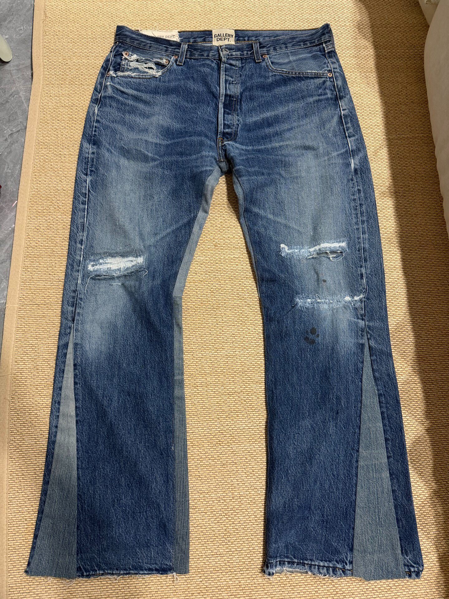 Gallery Dept Ripped Flare Jeans