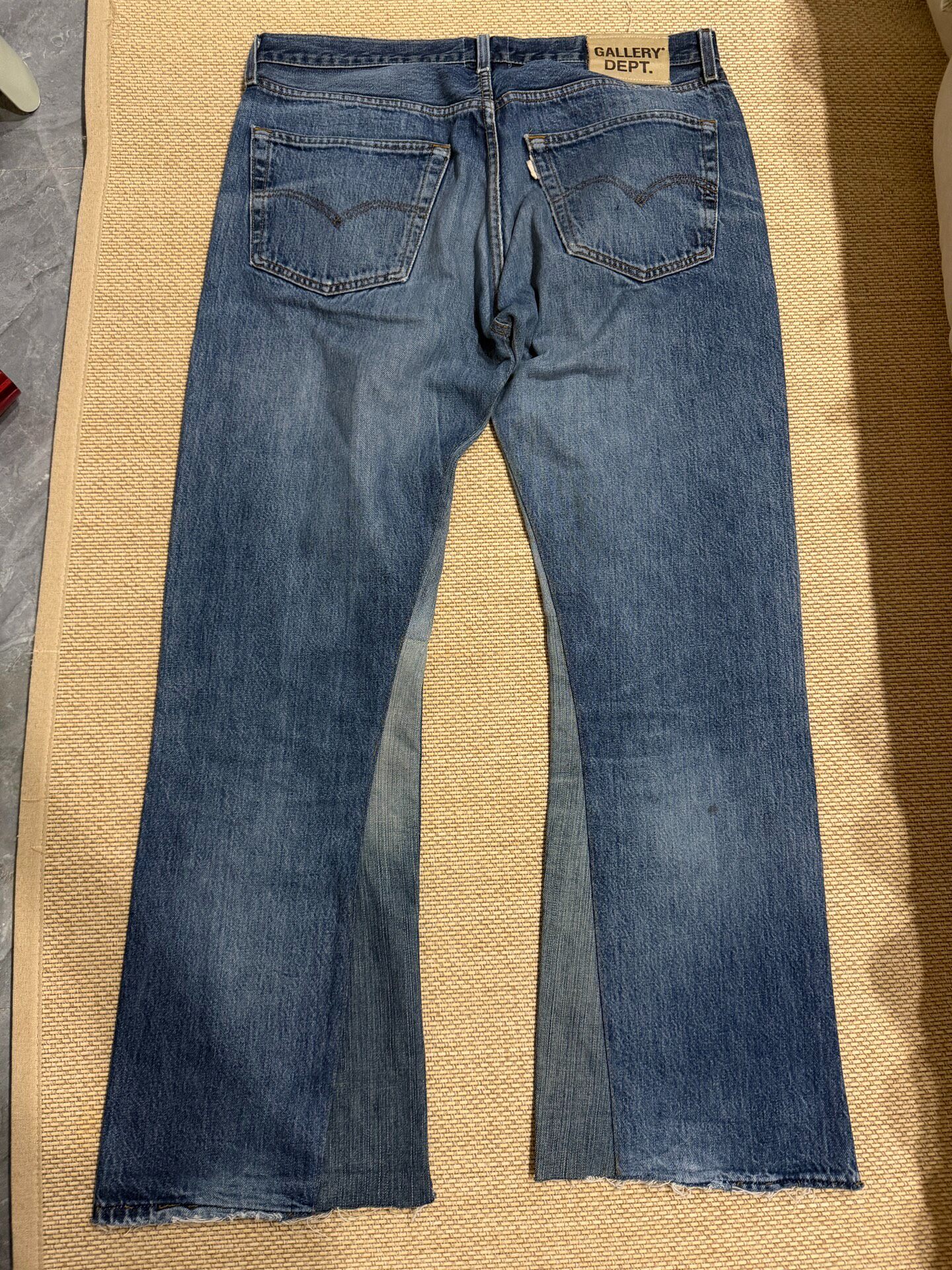 Gallery Dept Ripped Flare Jeans — front