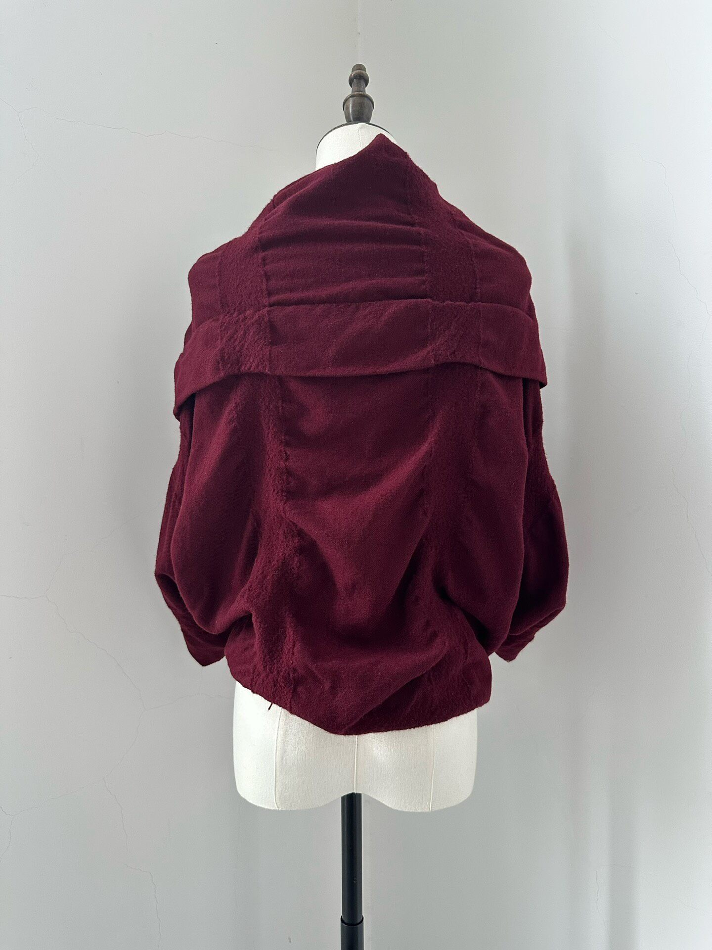 Comme des Garcons Wool Cape Top — front
