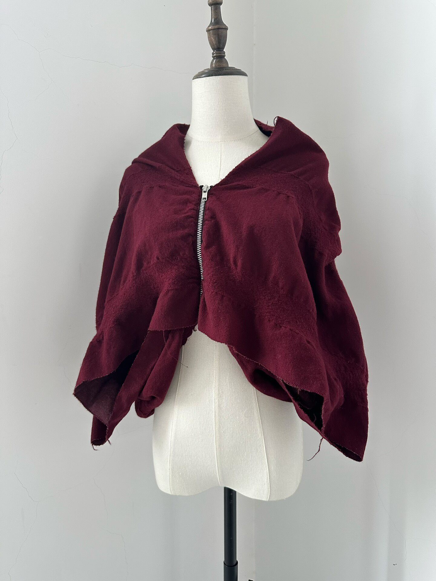 Comme des Garcons Wool Cape Top