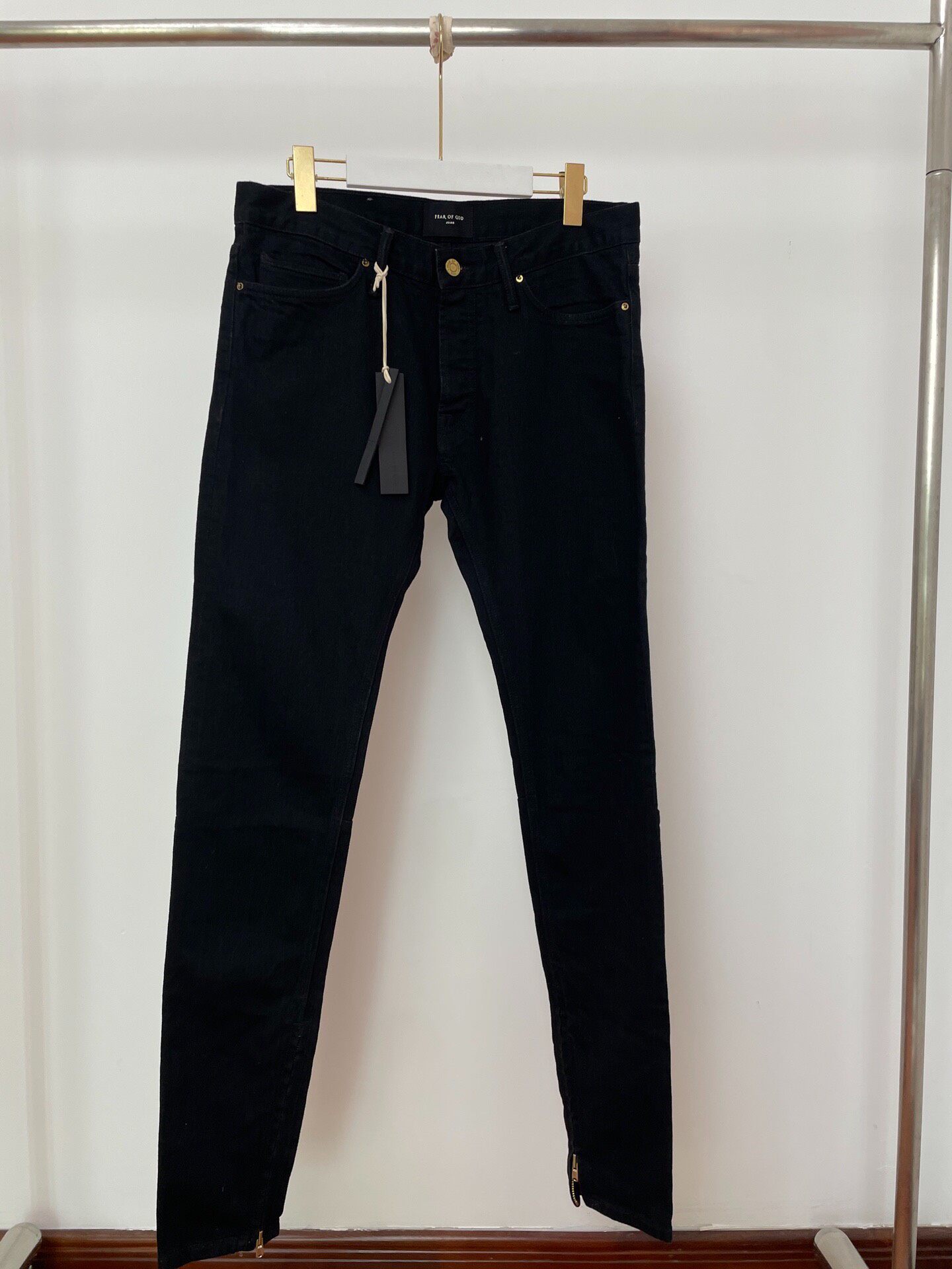 Fear of God Black Straight Jeans