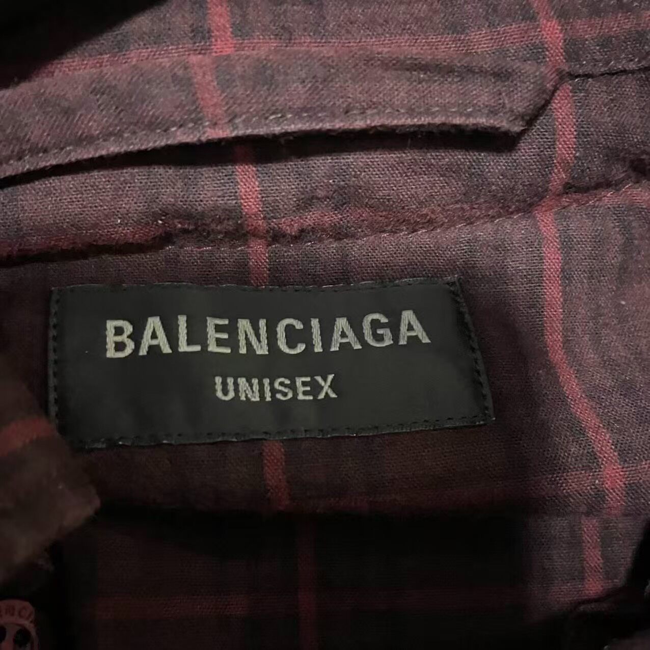 Balenciaga 2-in-1 Zip-Up Hoodie — detail