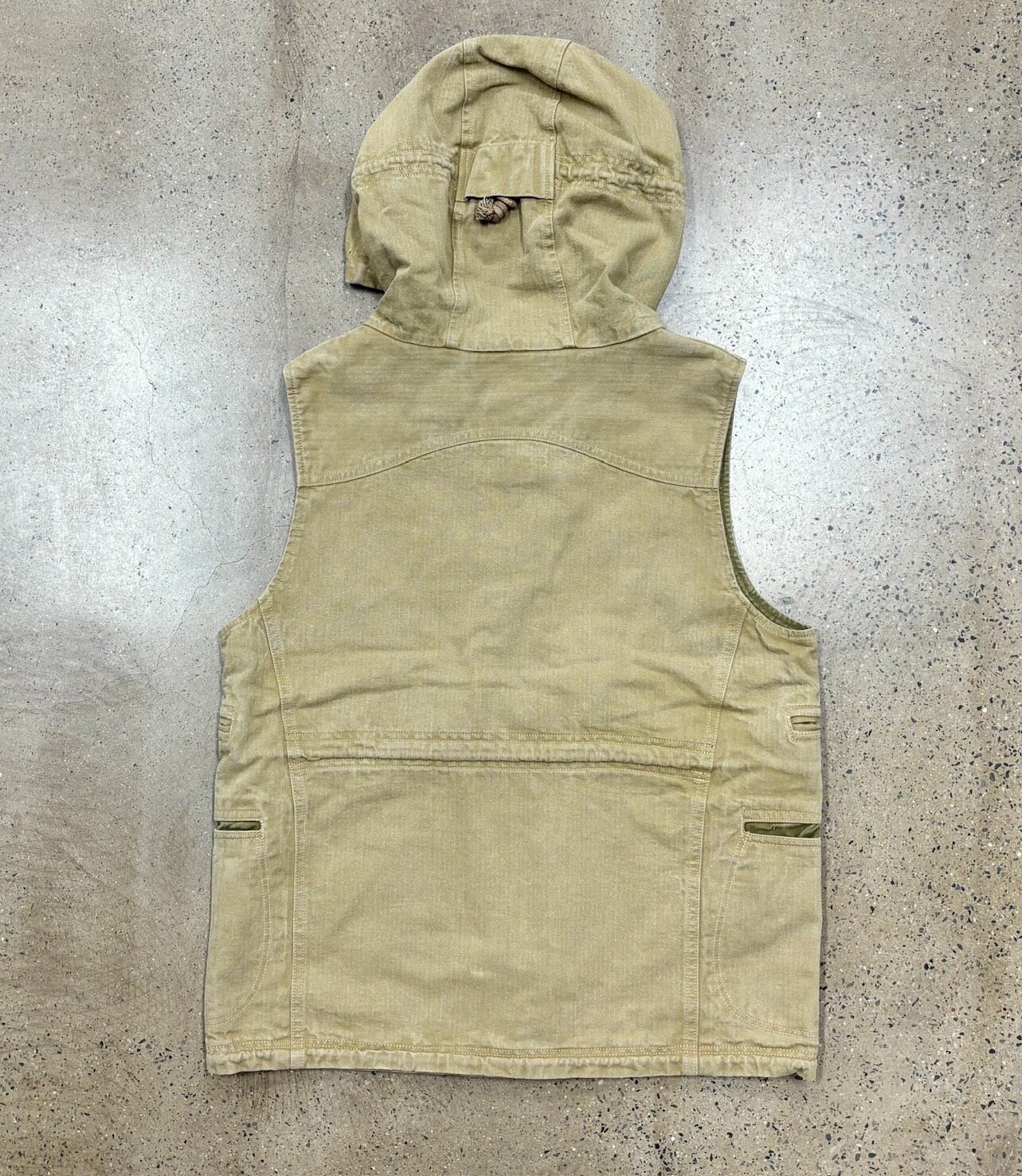Colimbo Washed Sleeveless Vest — front