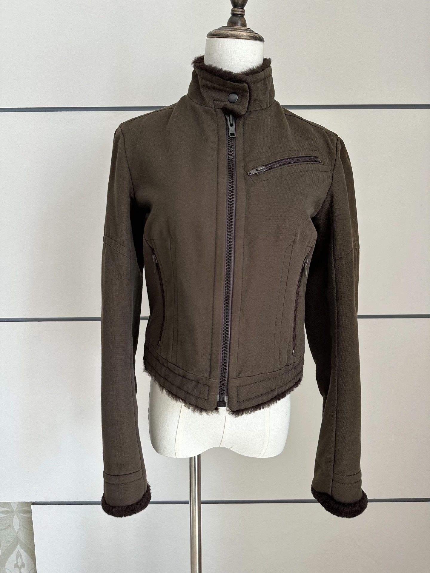 Dries Van Noten 98AW Moto Jacket — detail