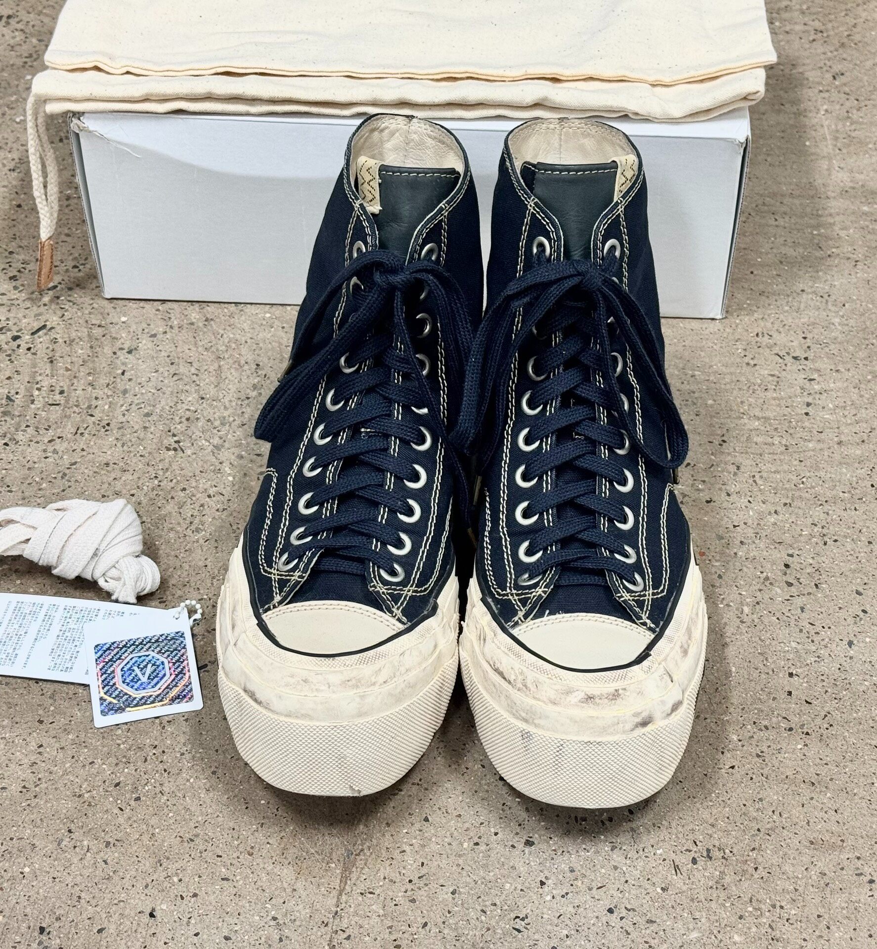 Visvim 20aw Skagway Hi Sneakers — detail