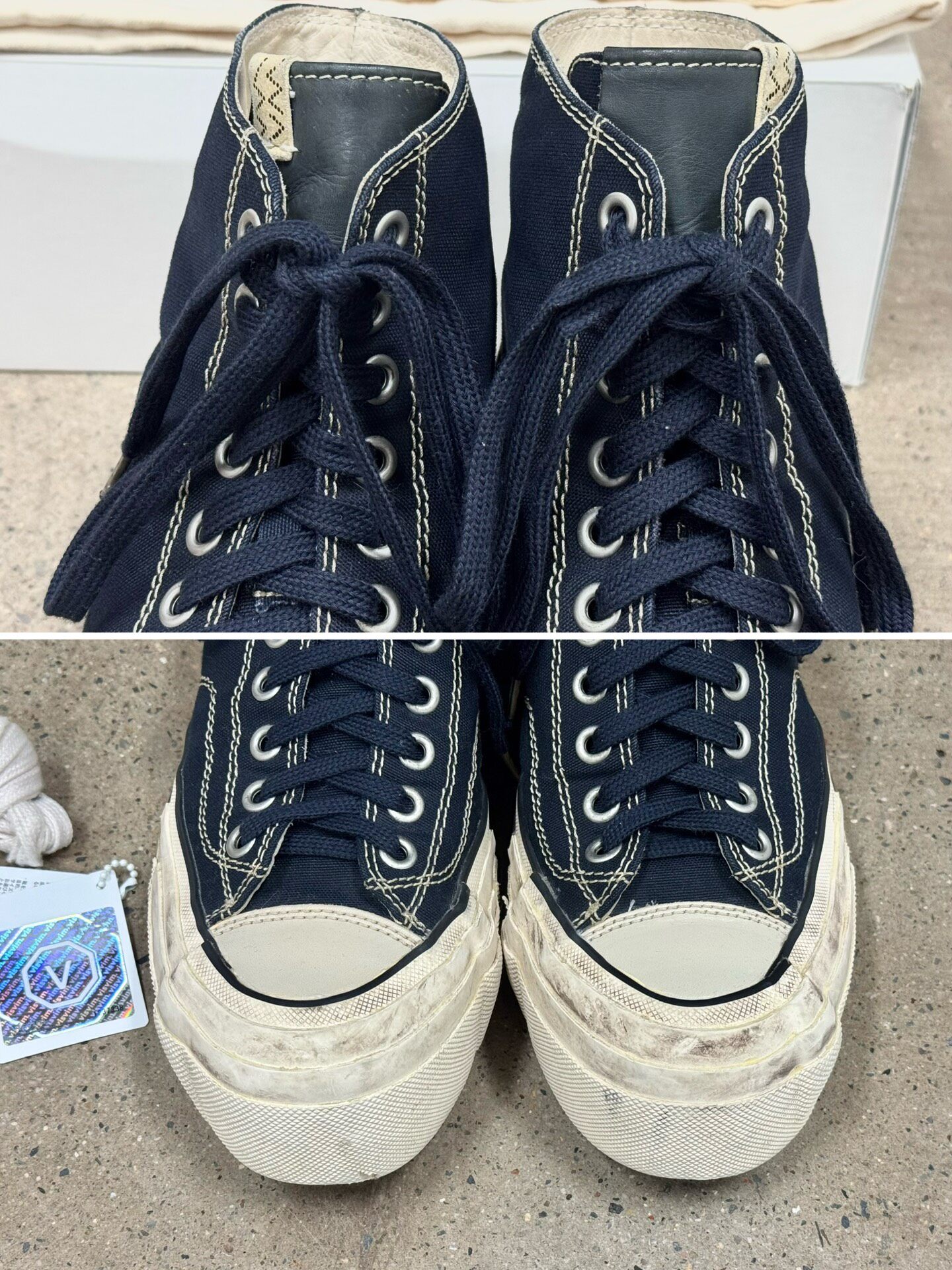 Visvim 20aw Skagway Hi Sneakers — back