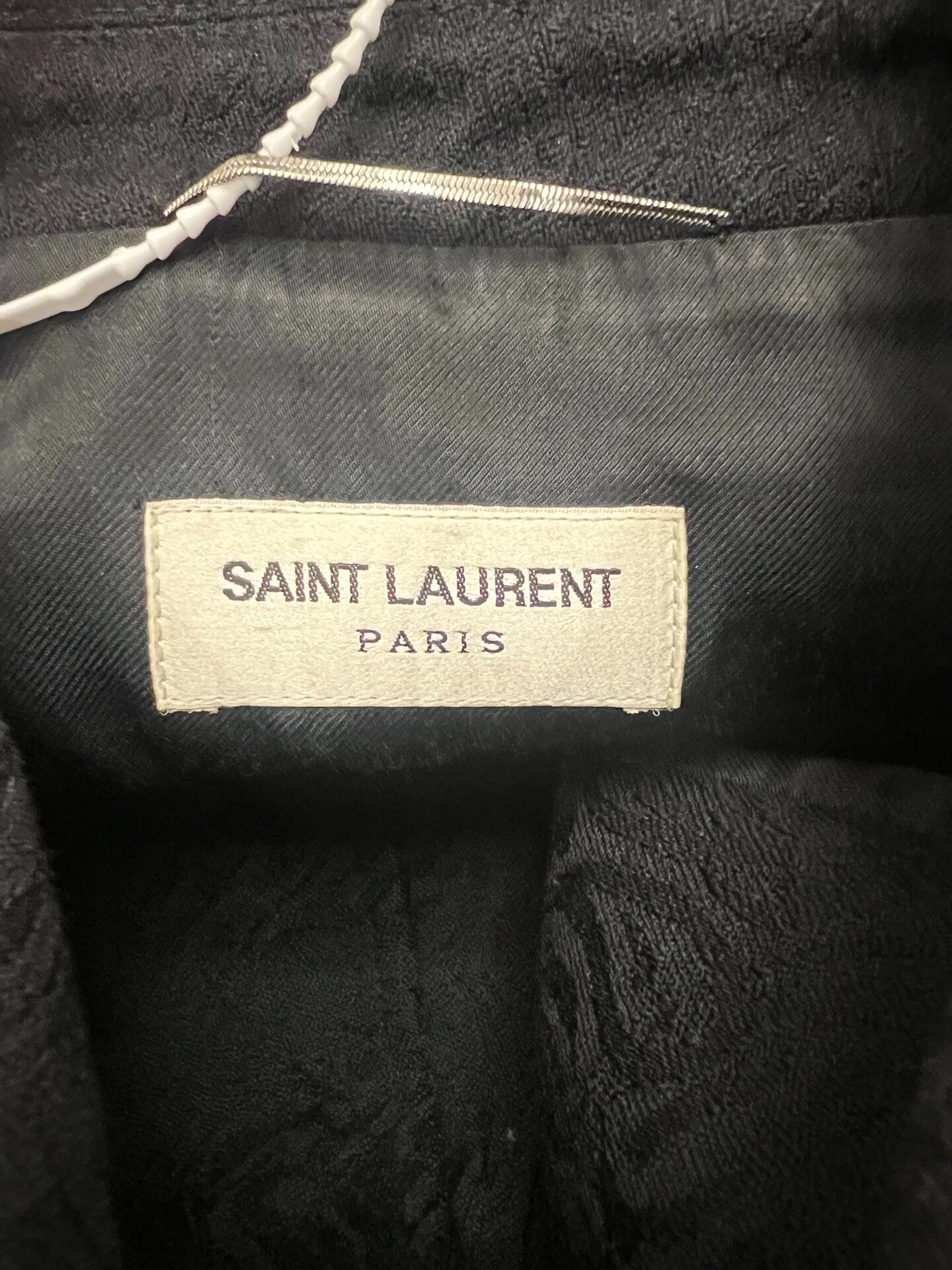 Saint Laurent 19SS Beaded Wool Jacket — detail