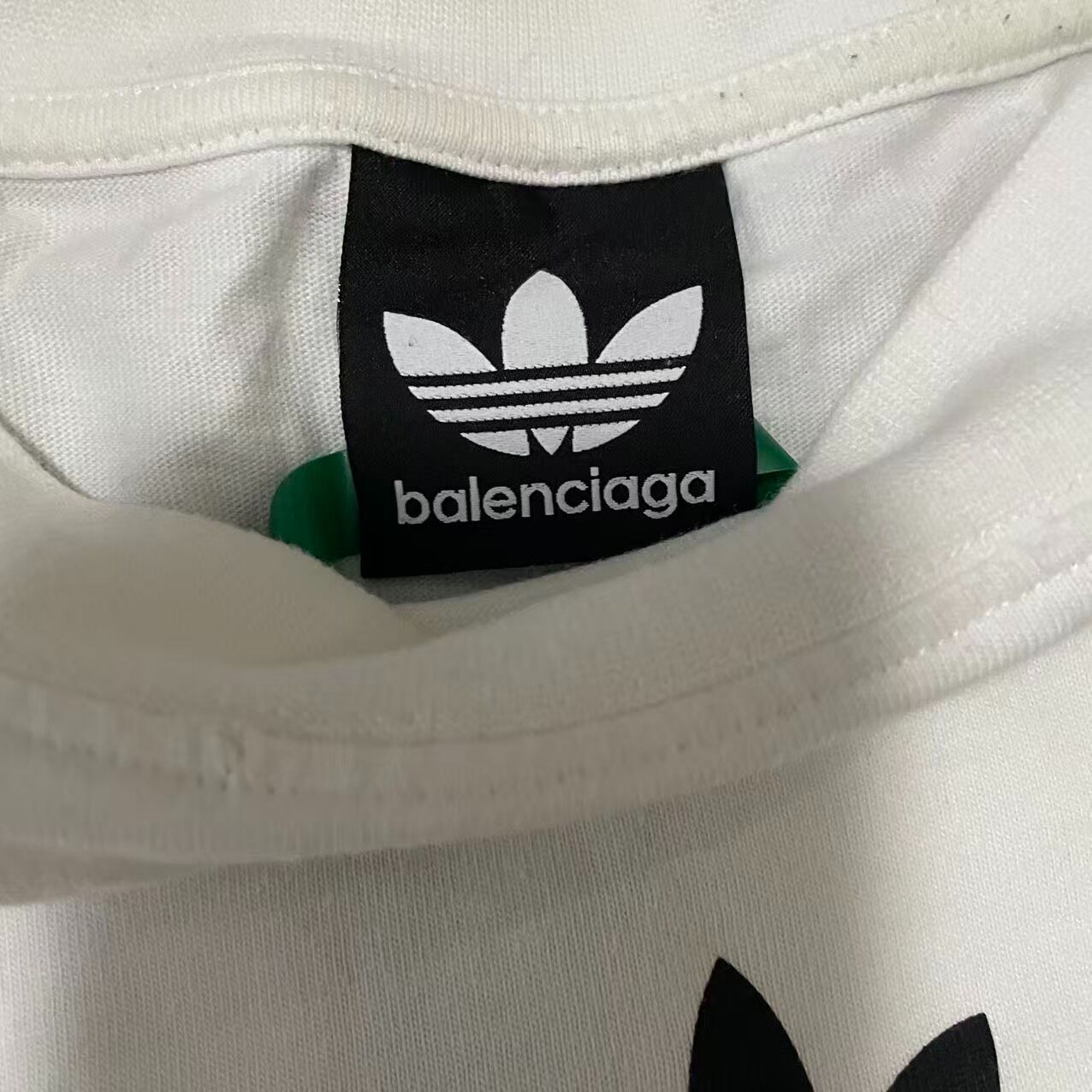 Balenciaga x Adidas Oversized Long Sleeve Top — detail