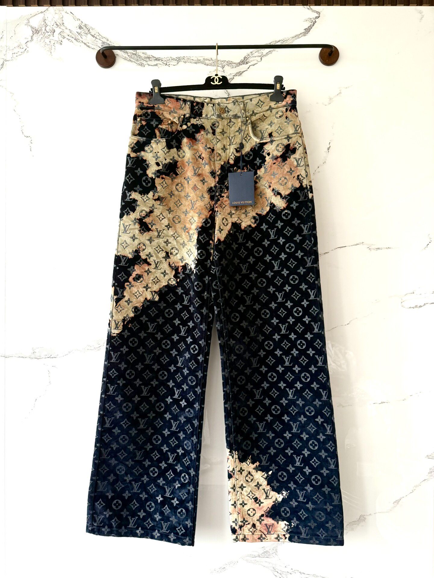 Louis Vuitton 24SS Burnt Cloud Jeans
