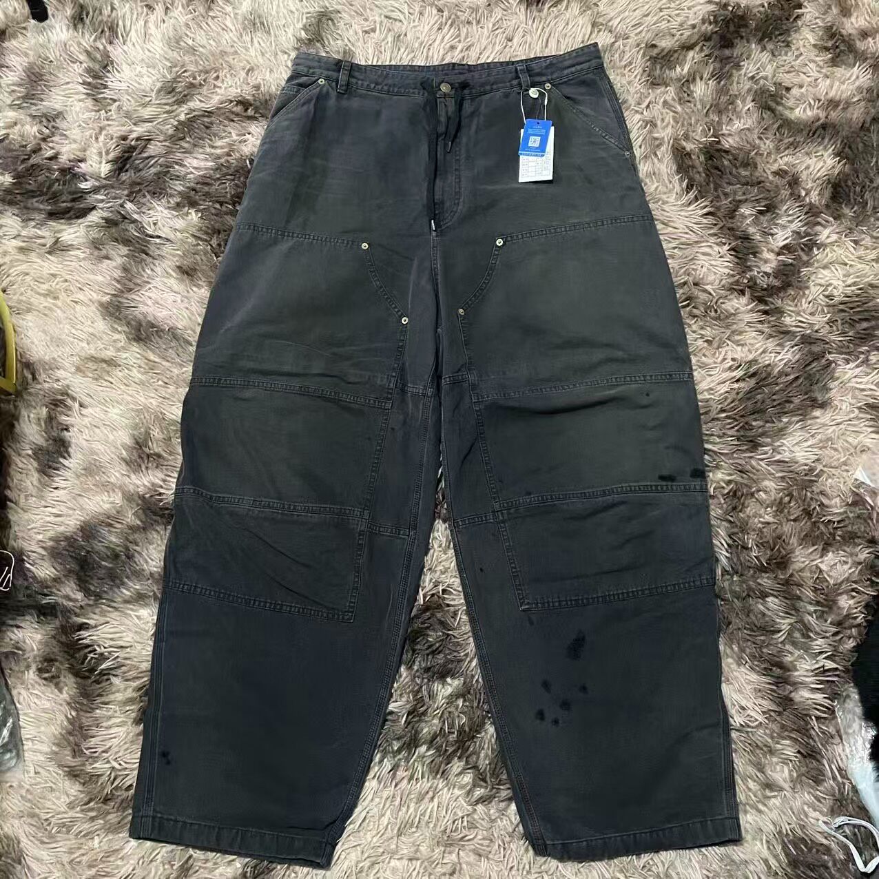 Balenciaga 24FW Distressed Work Pants