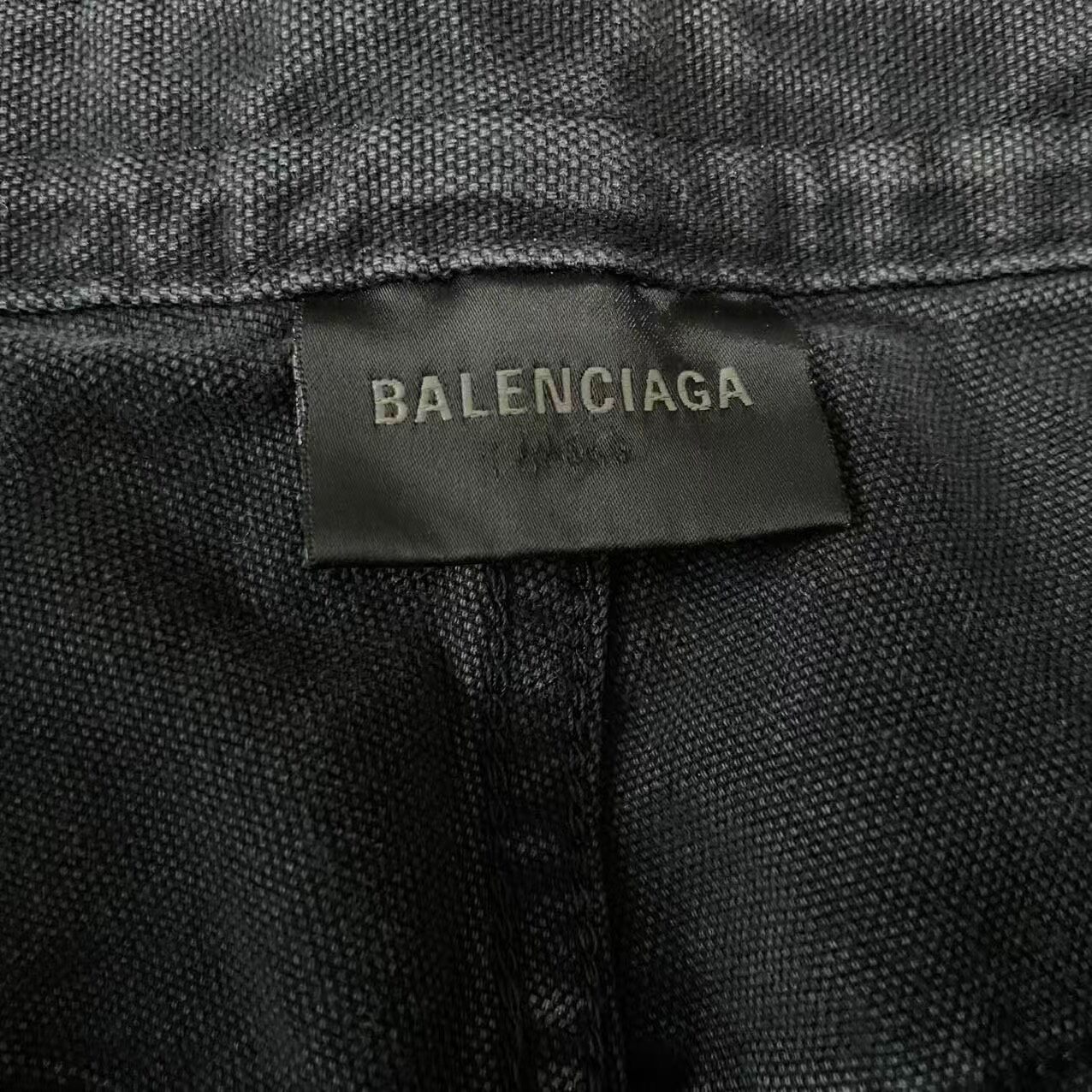 Balenciaga 24FW Distressed Work Pants — detail