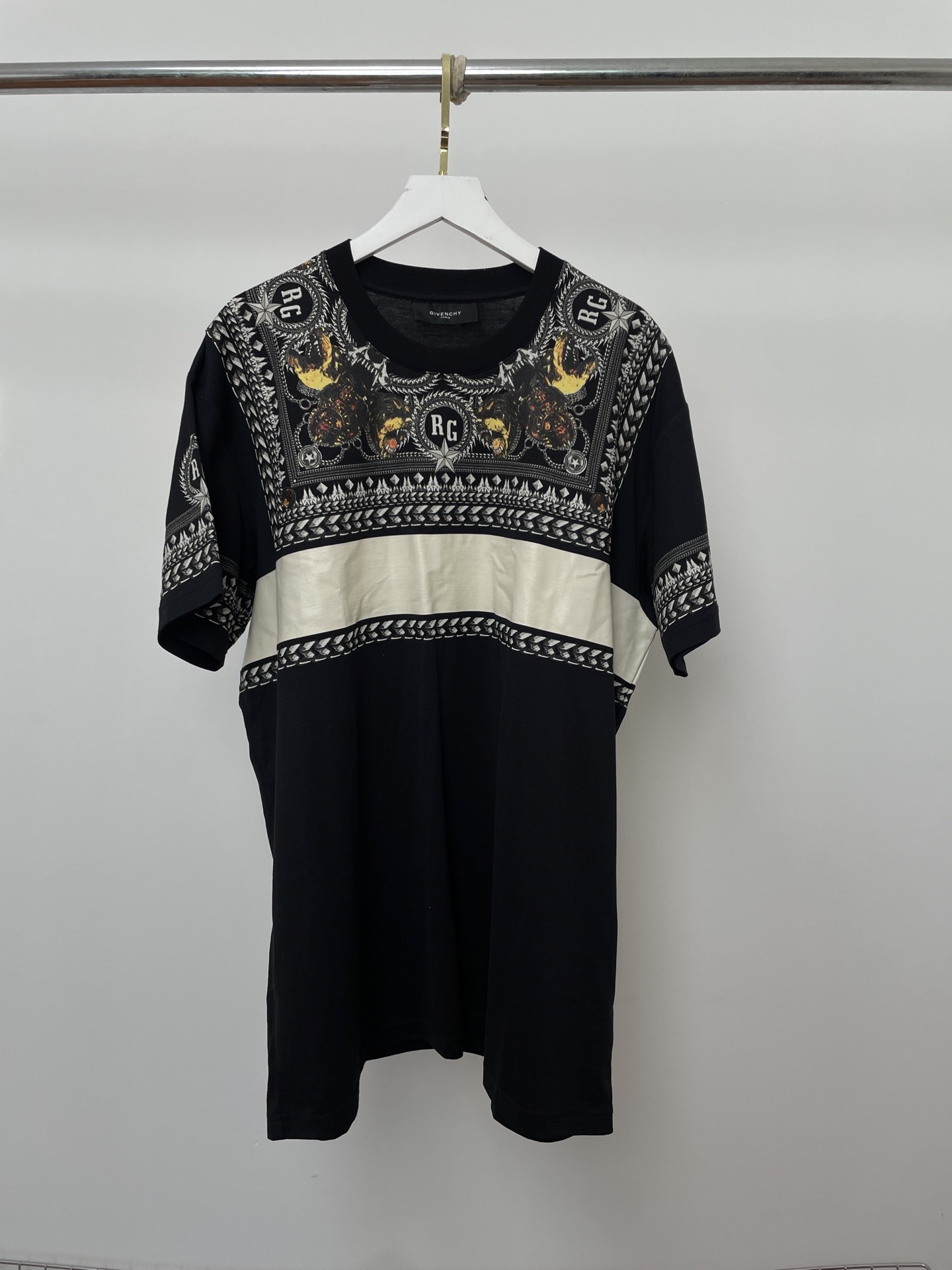 Givenchy Black Group Dog Print T-Shirt