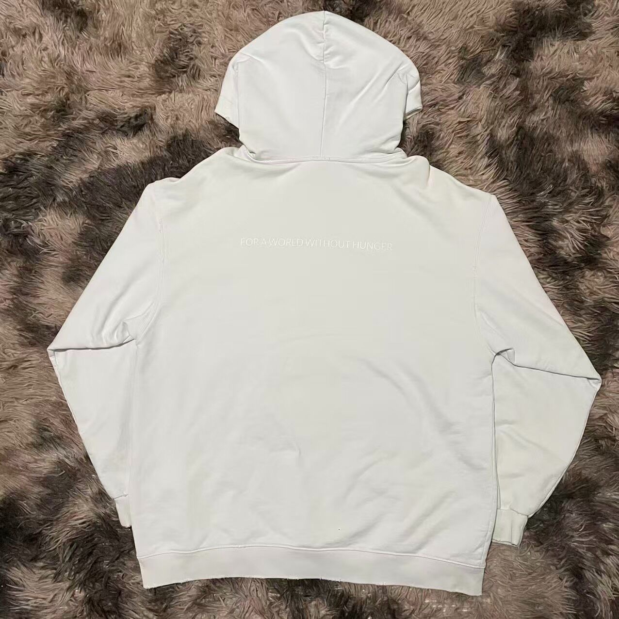 Balenciaga WFP White Hoodie — front