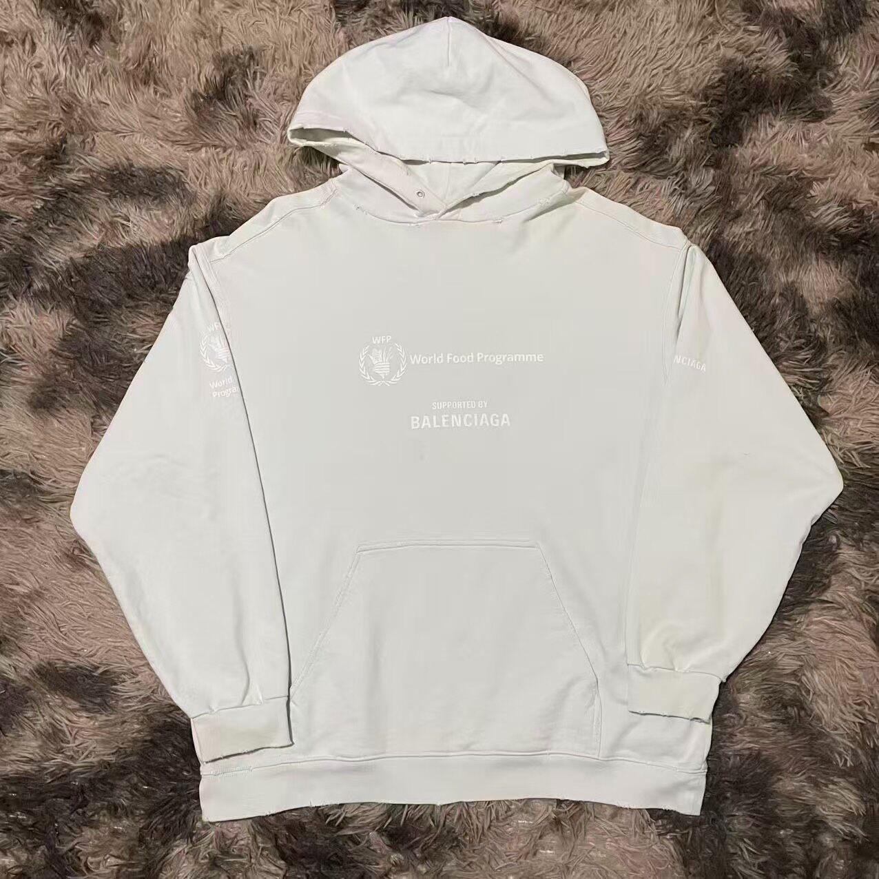 Balenciaga WFP White Hoodie