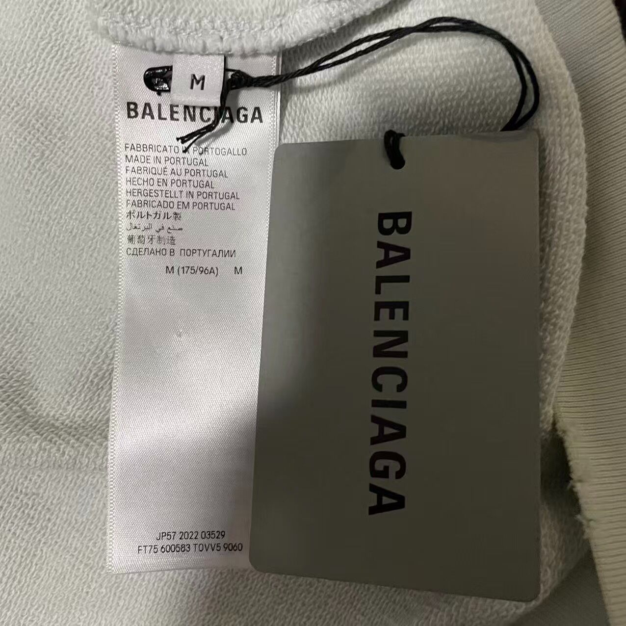 Balenciaga WFP White Hoodie — back