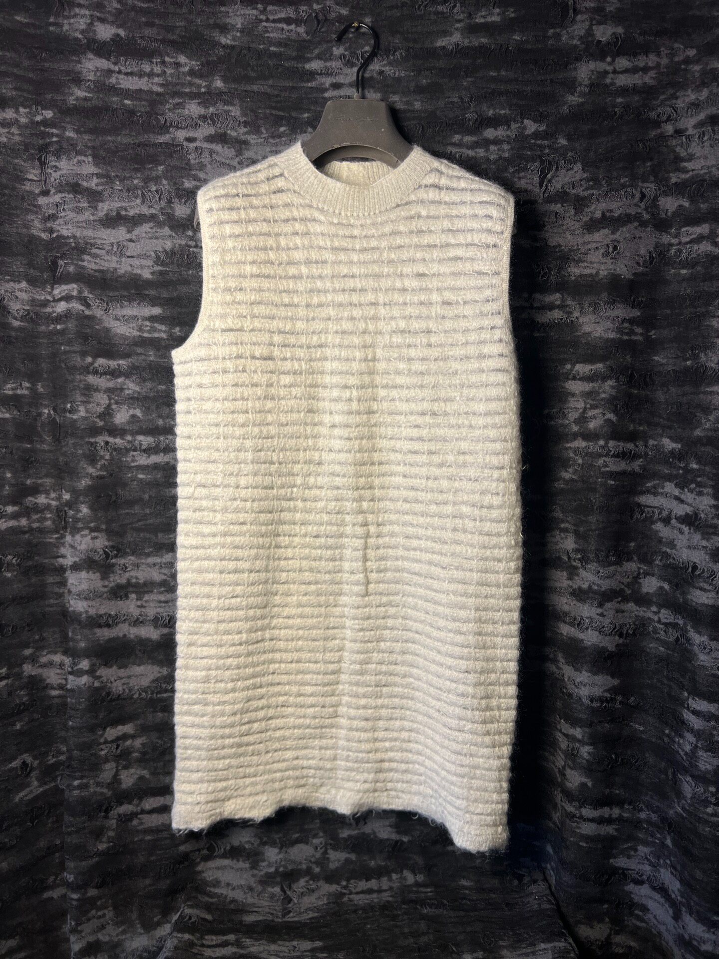 Rick Owens 16FW RP Stripe Cashmere Vest