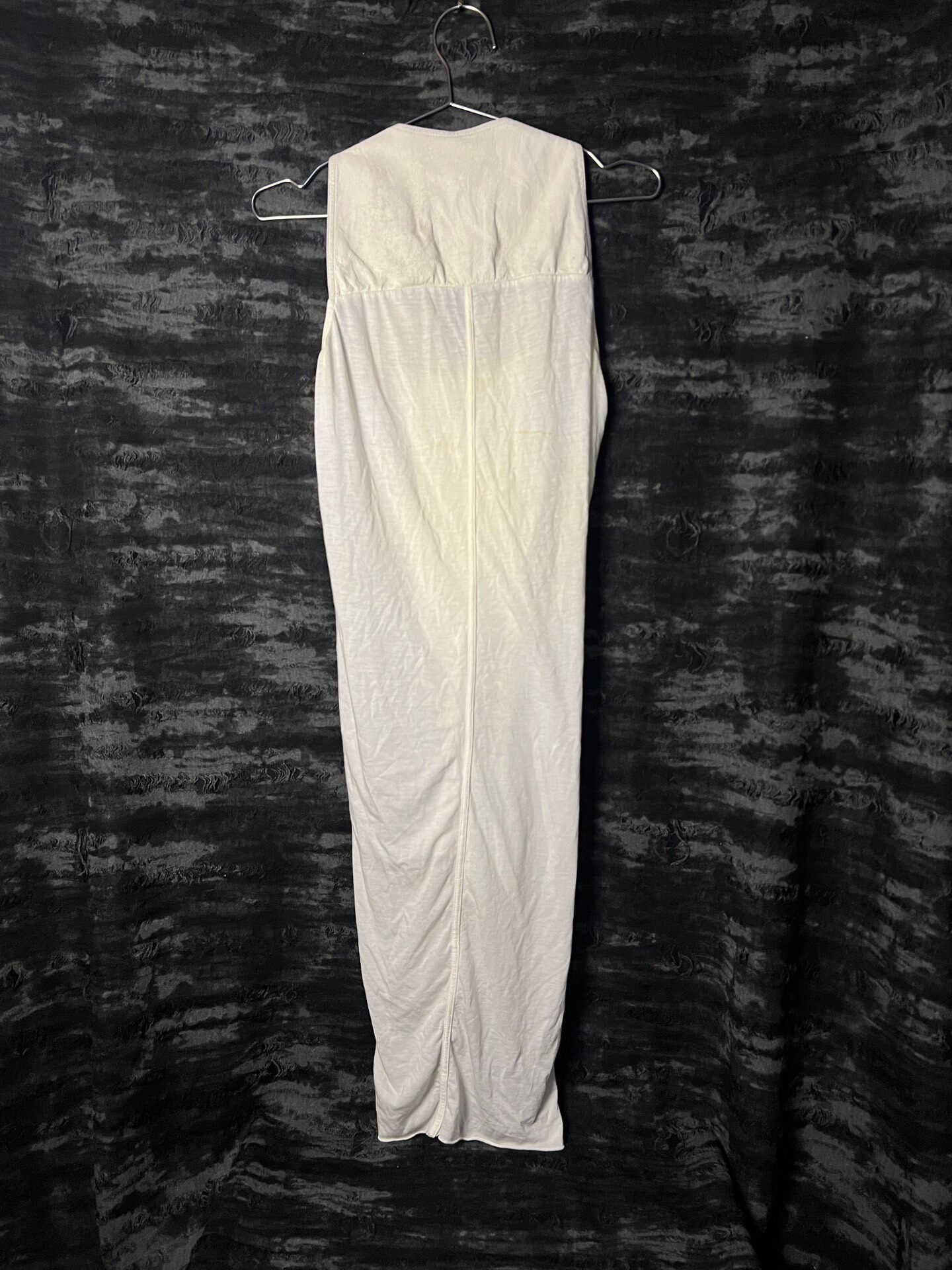 Rick Owens 15SS White Evening Dress — front