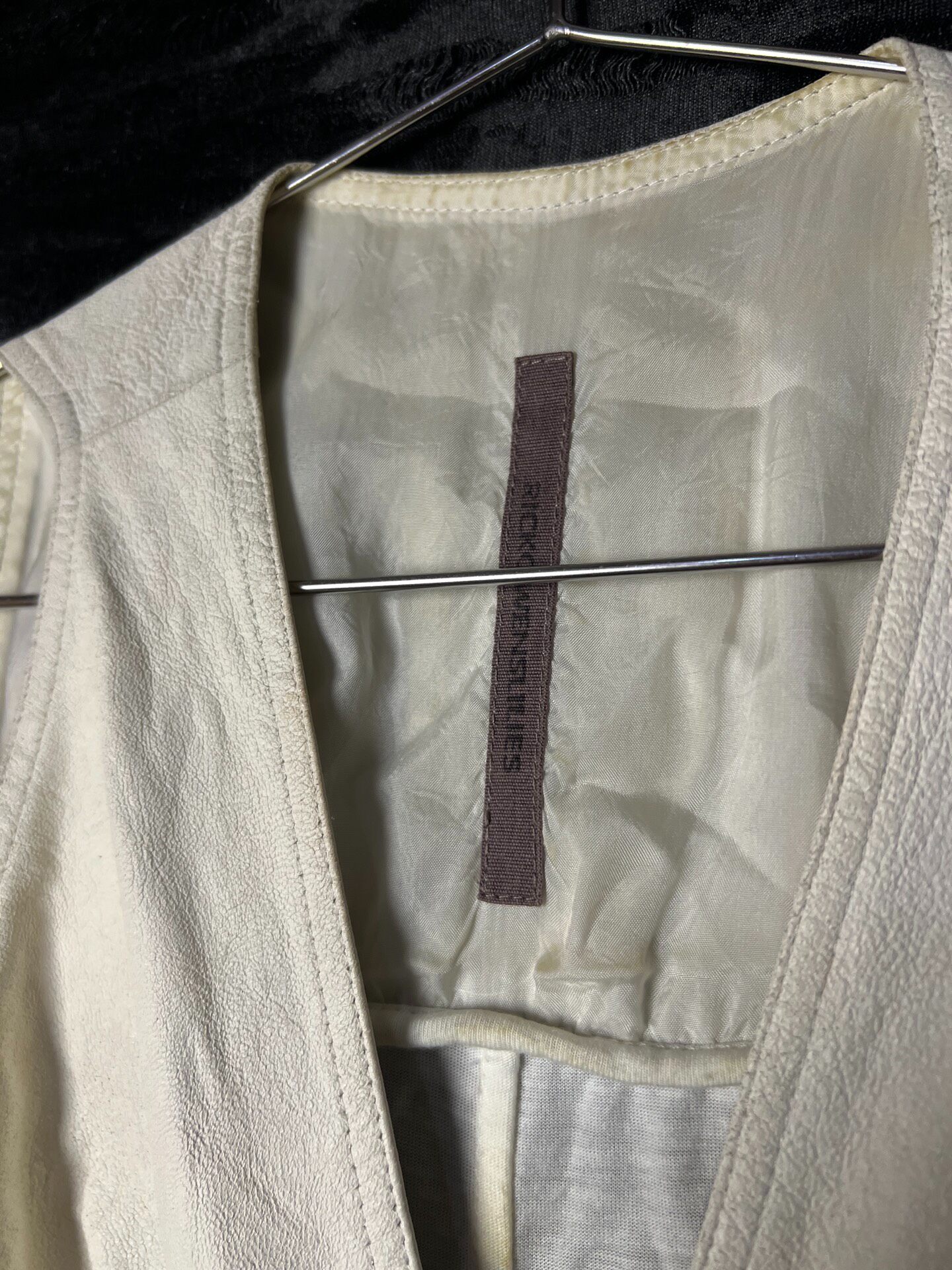 Rick Owens 15SS White Evening Dress — back
