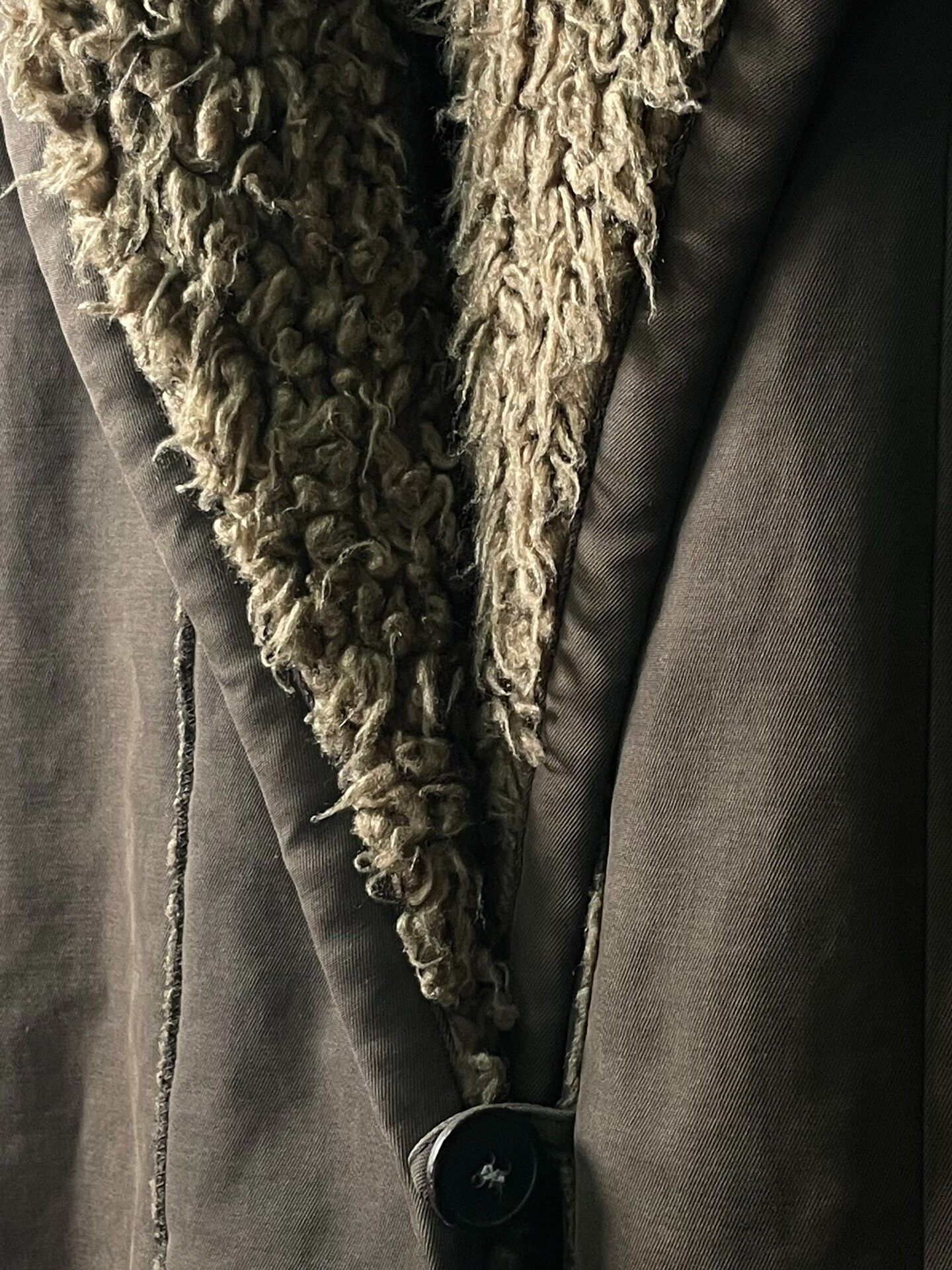 Dries Van Noten 2002 Storm Rider Coat — label