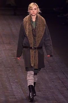 Dries Van Noten 2002 Storm Rider Coat — detail
