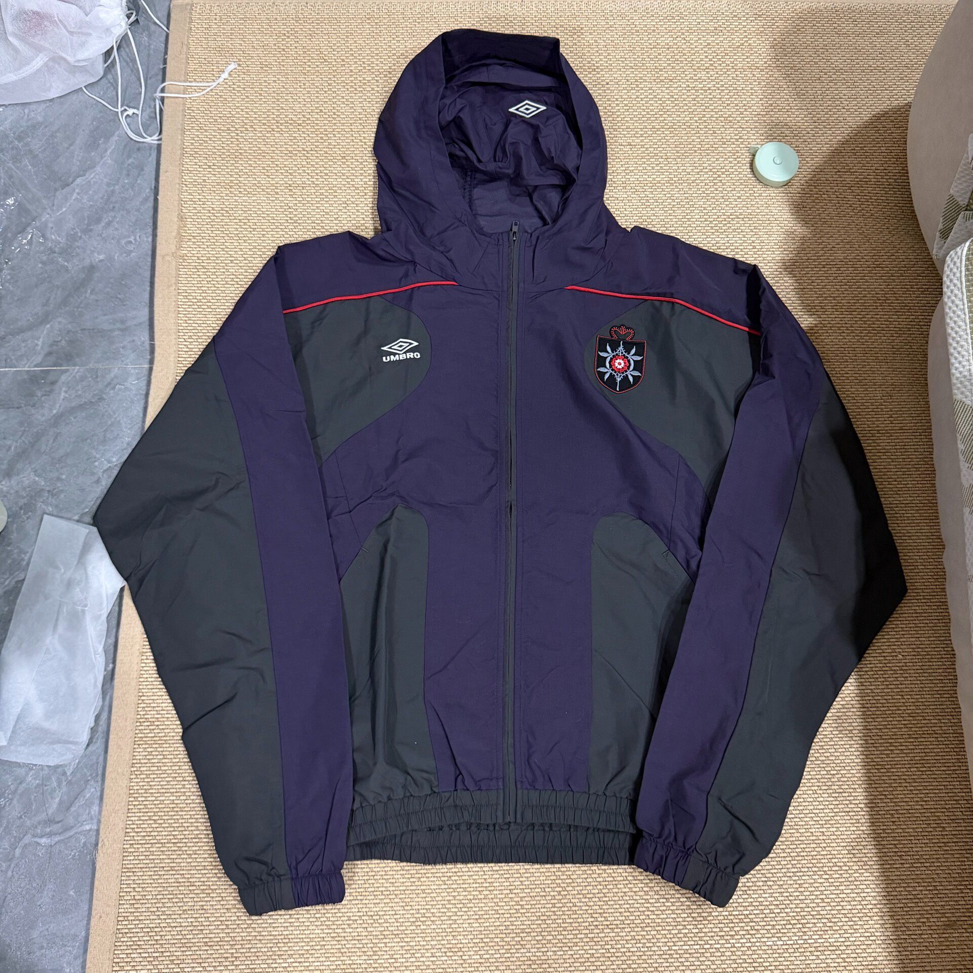 Slam Jam x Umbro Rose Crest Track Jacket