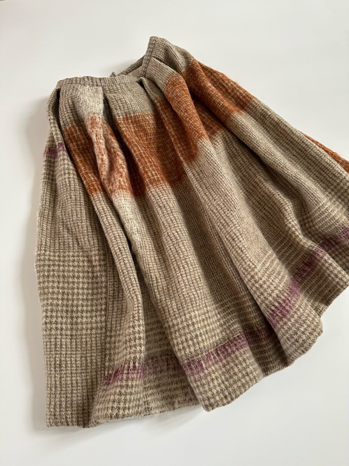 Dries Van Noten 2000 Runway Flared Skirt — detail