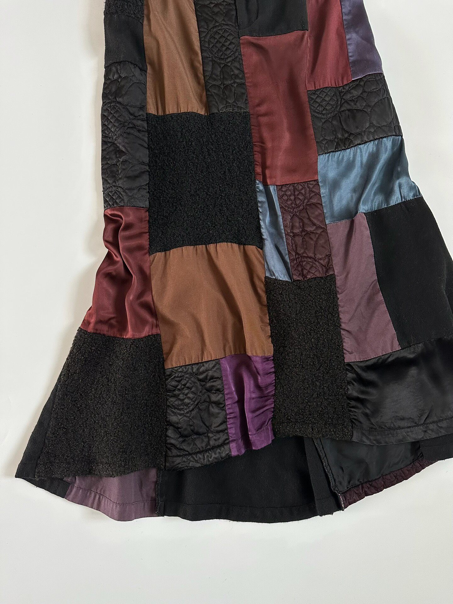 Comme des Garcons 2002 Tricot Patchwork Skirt — label