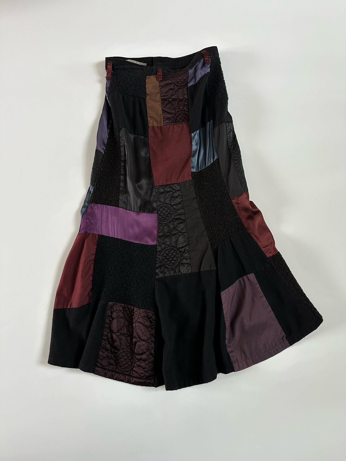 Comme des Garcons 2002 Tricot Patchwork Skirt