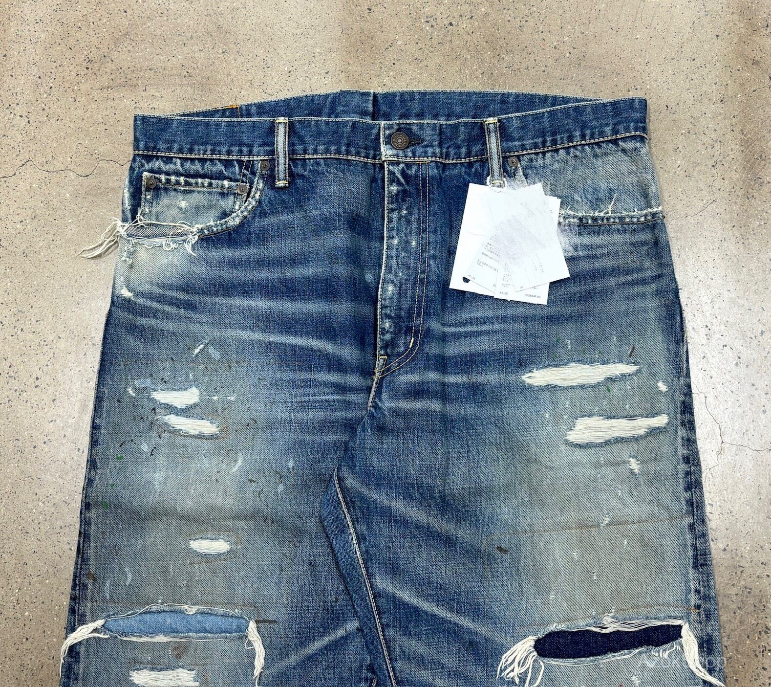 Visvim 19ss Journeyman Denim Pants — label