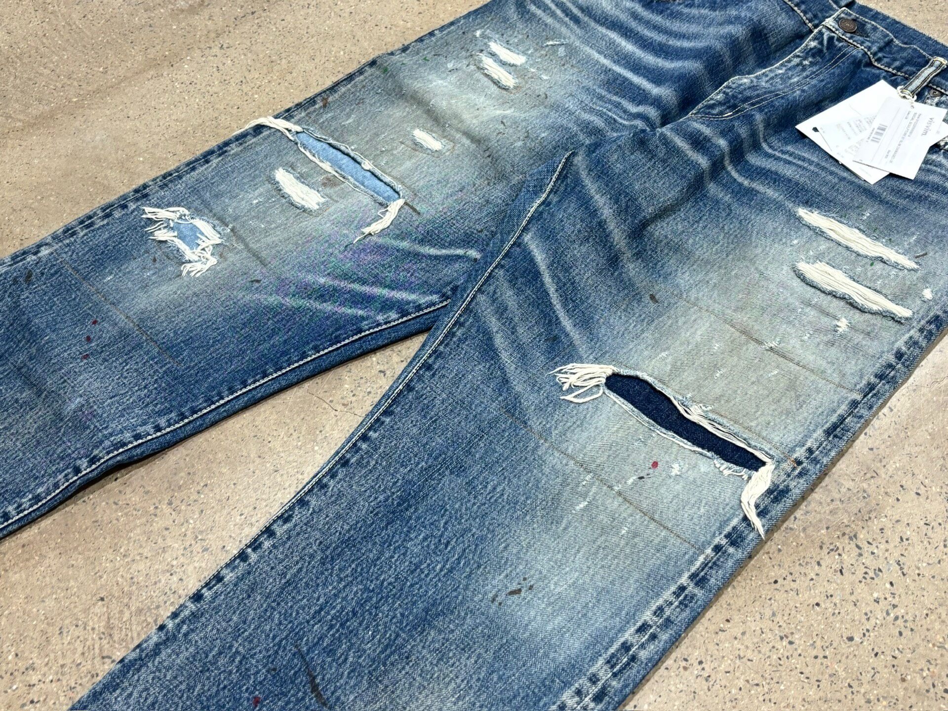 Visvim 19ss Journeyman Denim Pants — detail