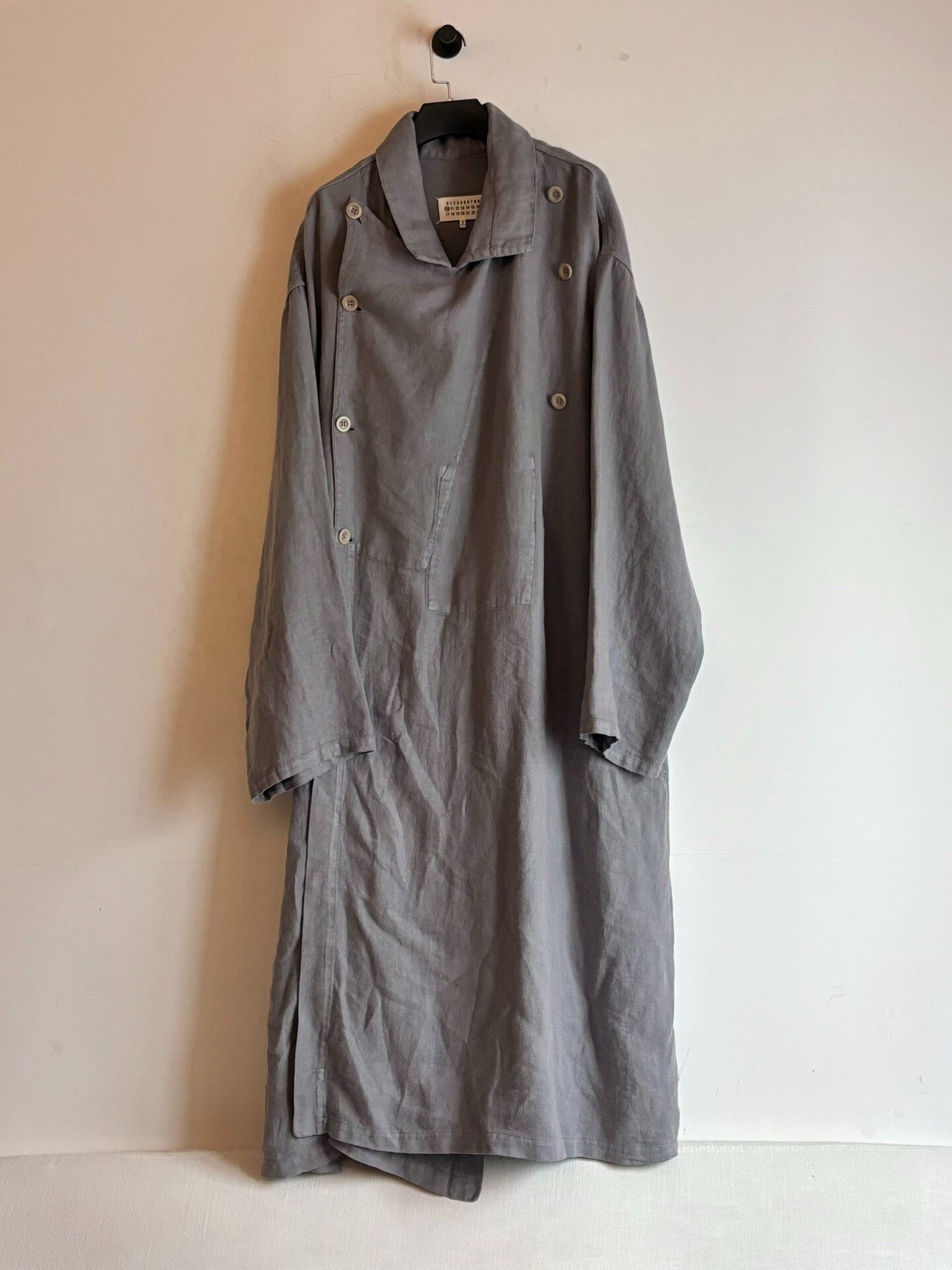 Maison Margiela 2021 Long Gray Coat