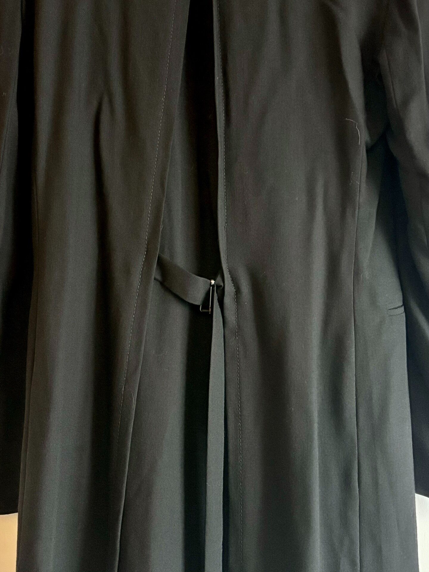 Ann Demeulemeester Asymmetrical Belt Suit — label