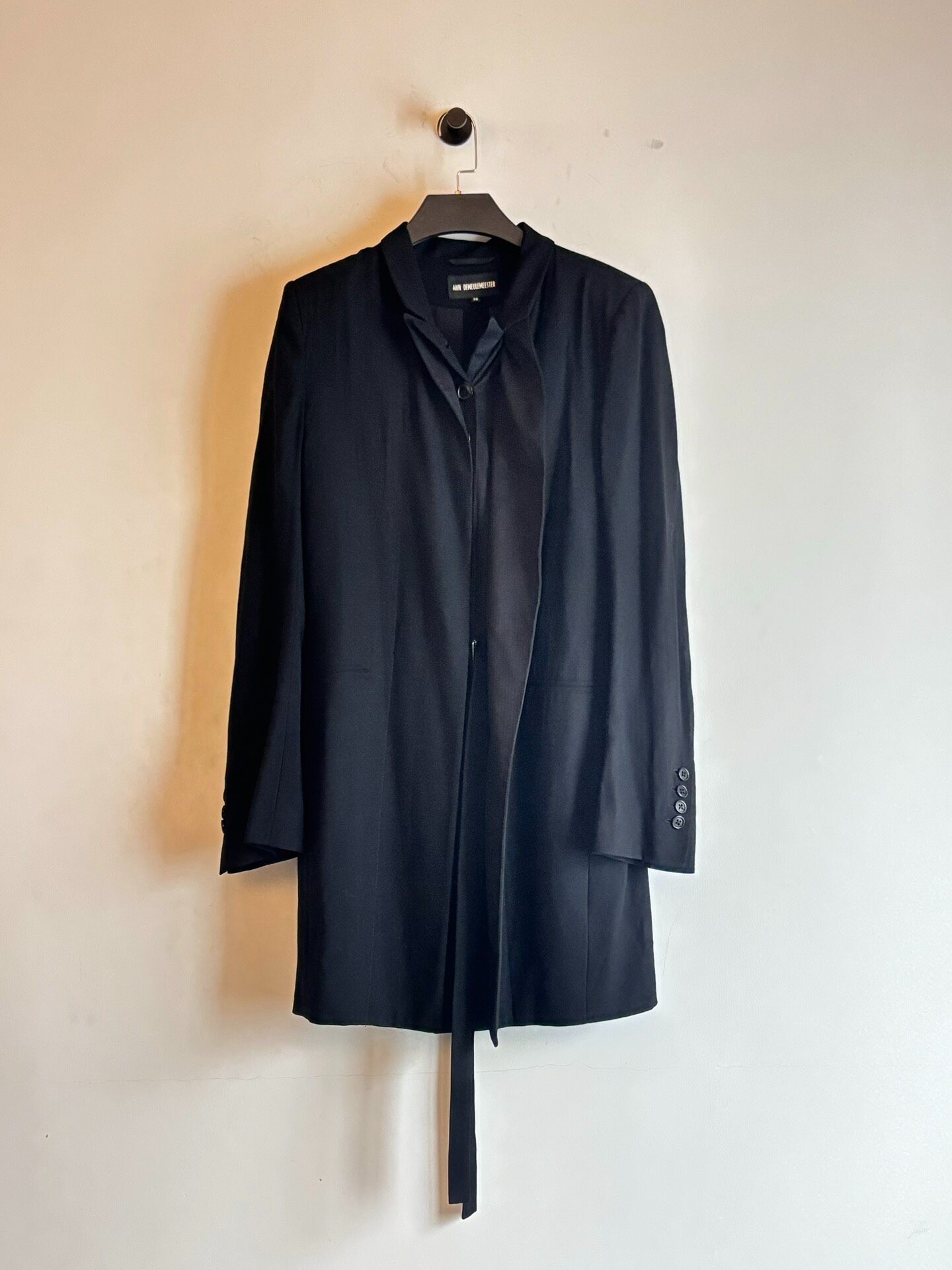 Ann Demeulemeester Asymmetrical Belt Suit