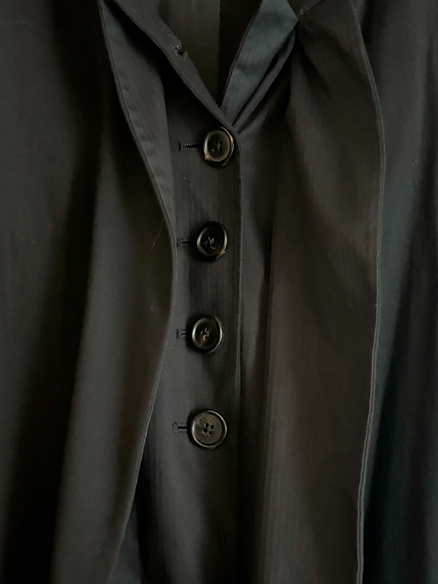Ann Demeulemeester Asymmetrical Belt Suit — back
