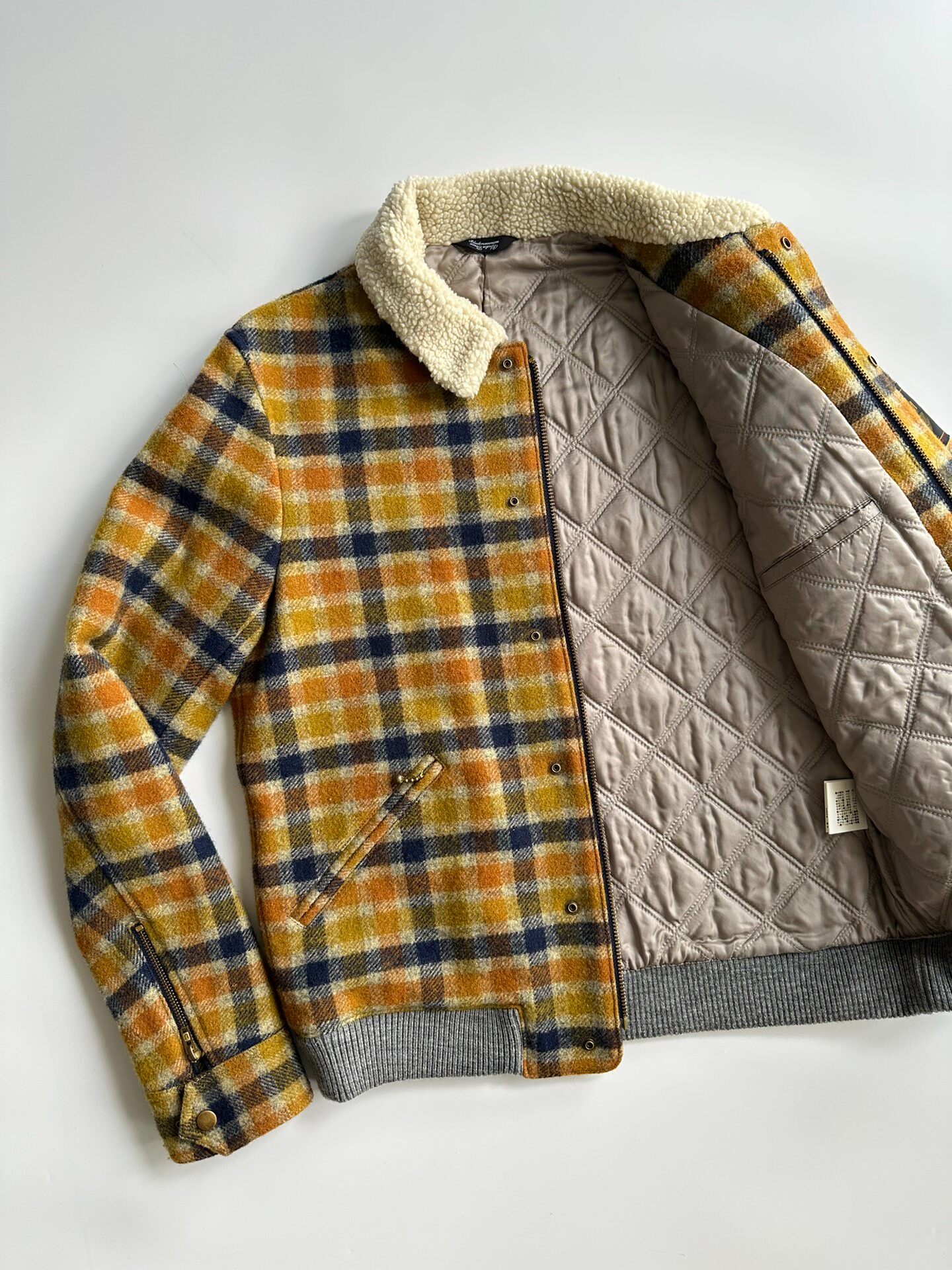 UNDERCOVER Plaid Padded Jacket — front