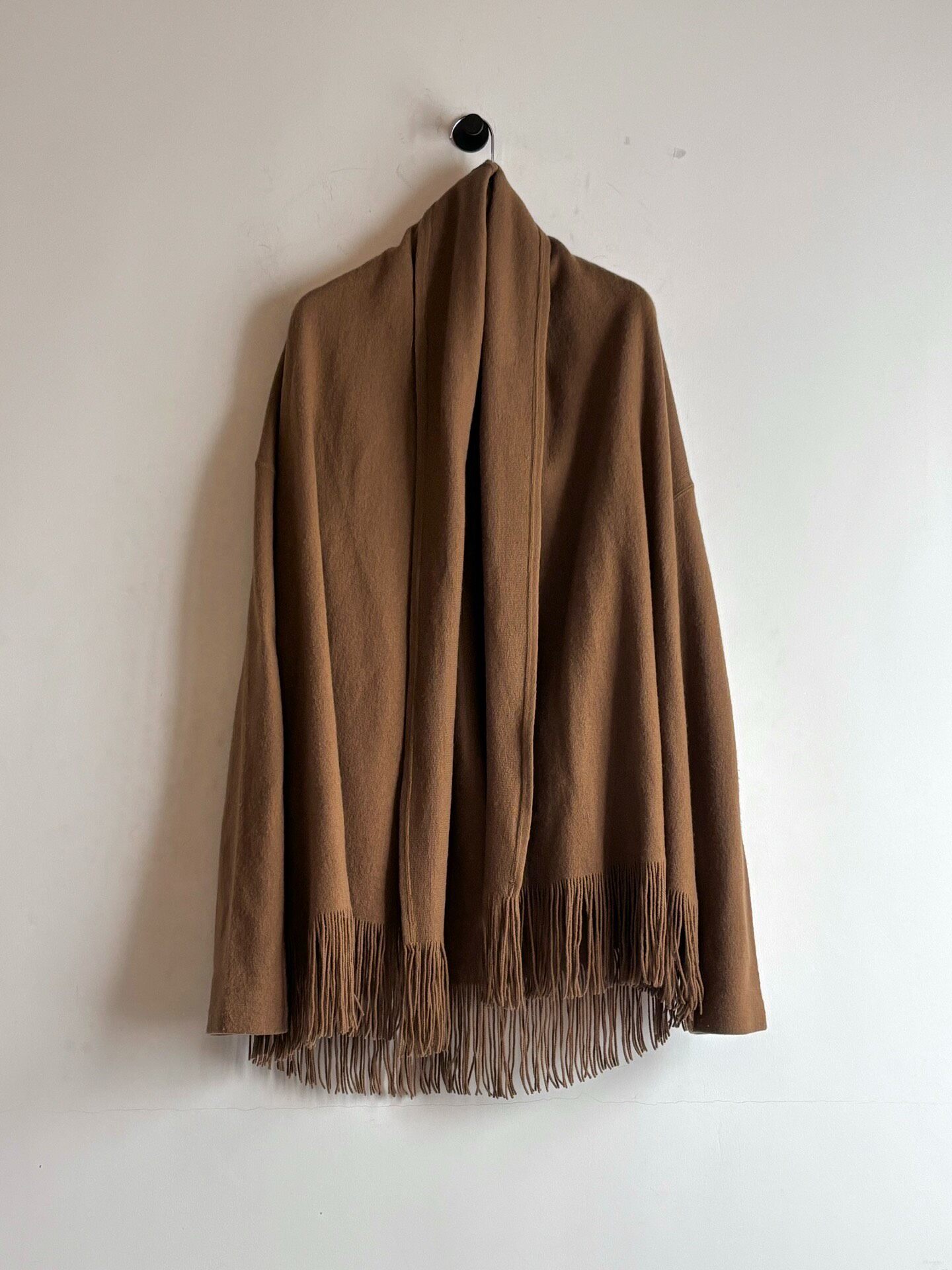 Yohji Yamamoto 80s Fringed Wool Coat
