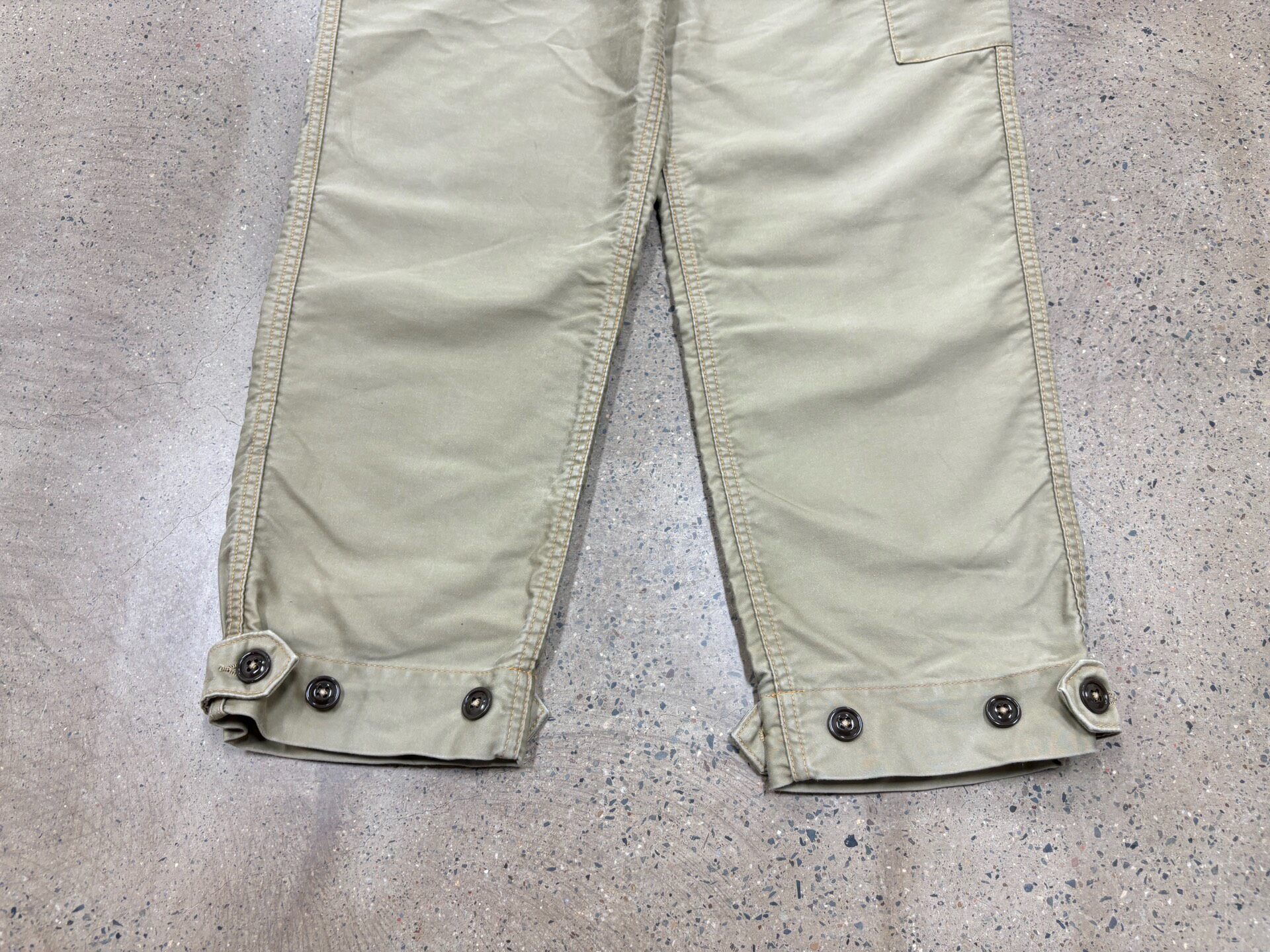 Freewheelers Moleskin Work Trousers — label